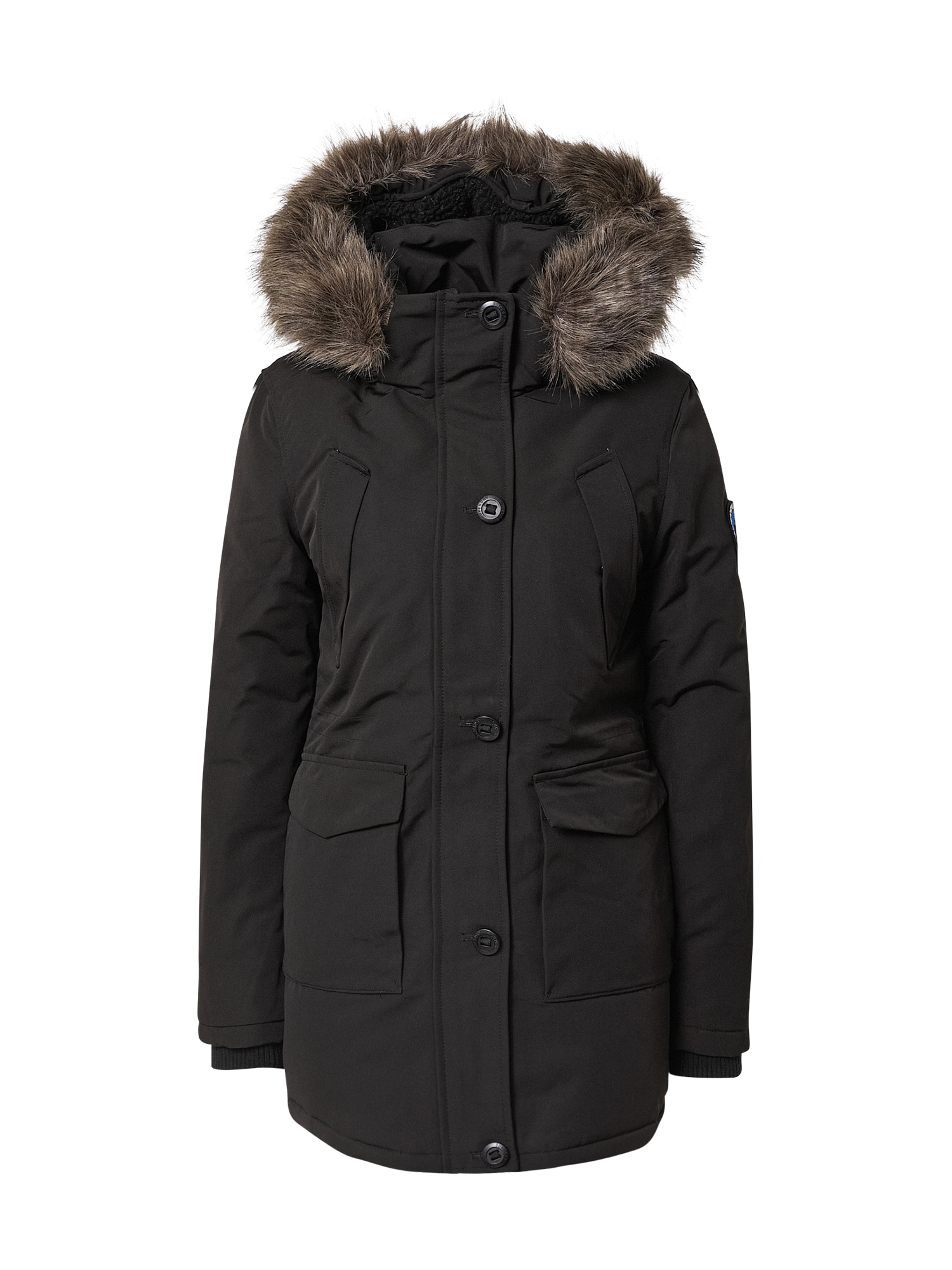 Superdry Zimska jakna 'Everest'  črna