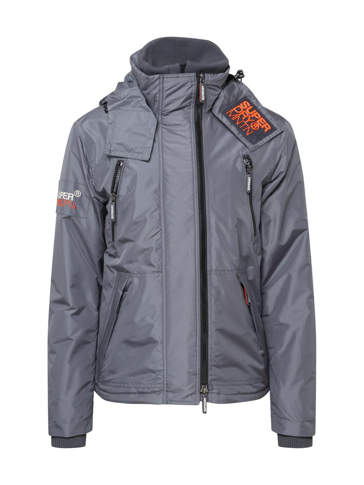 Superdry Zimska jakna 'Mountain'  antracit / oranžna