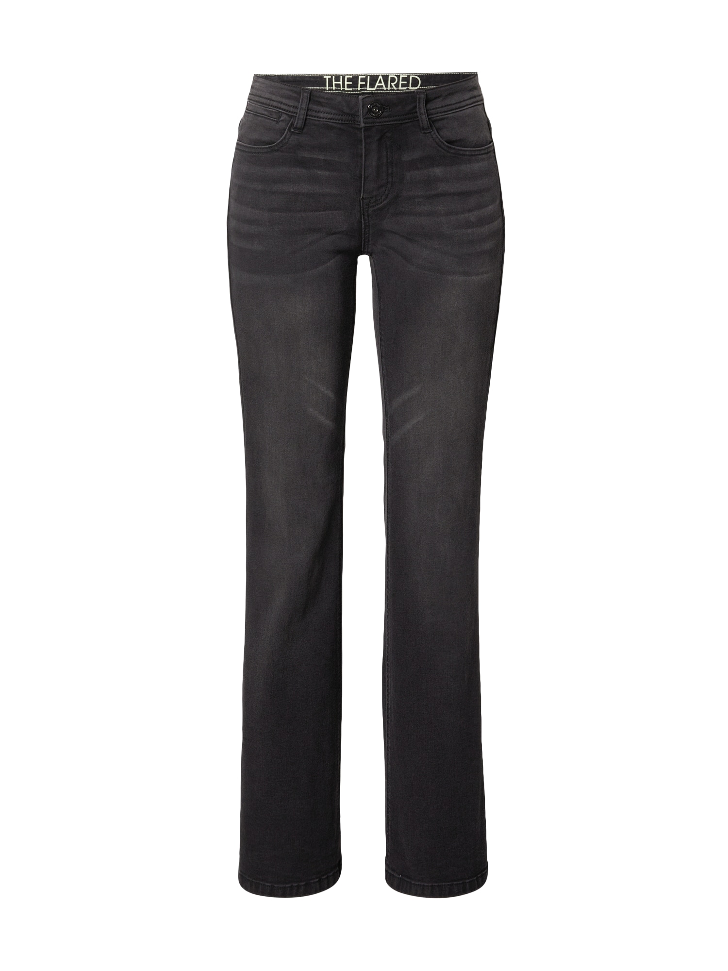 TAIFUN Kavbojke  črn denim