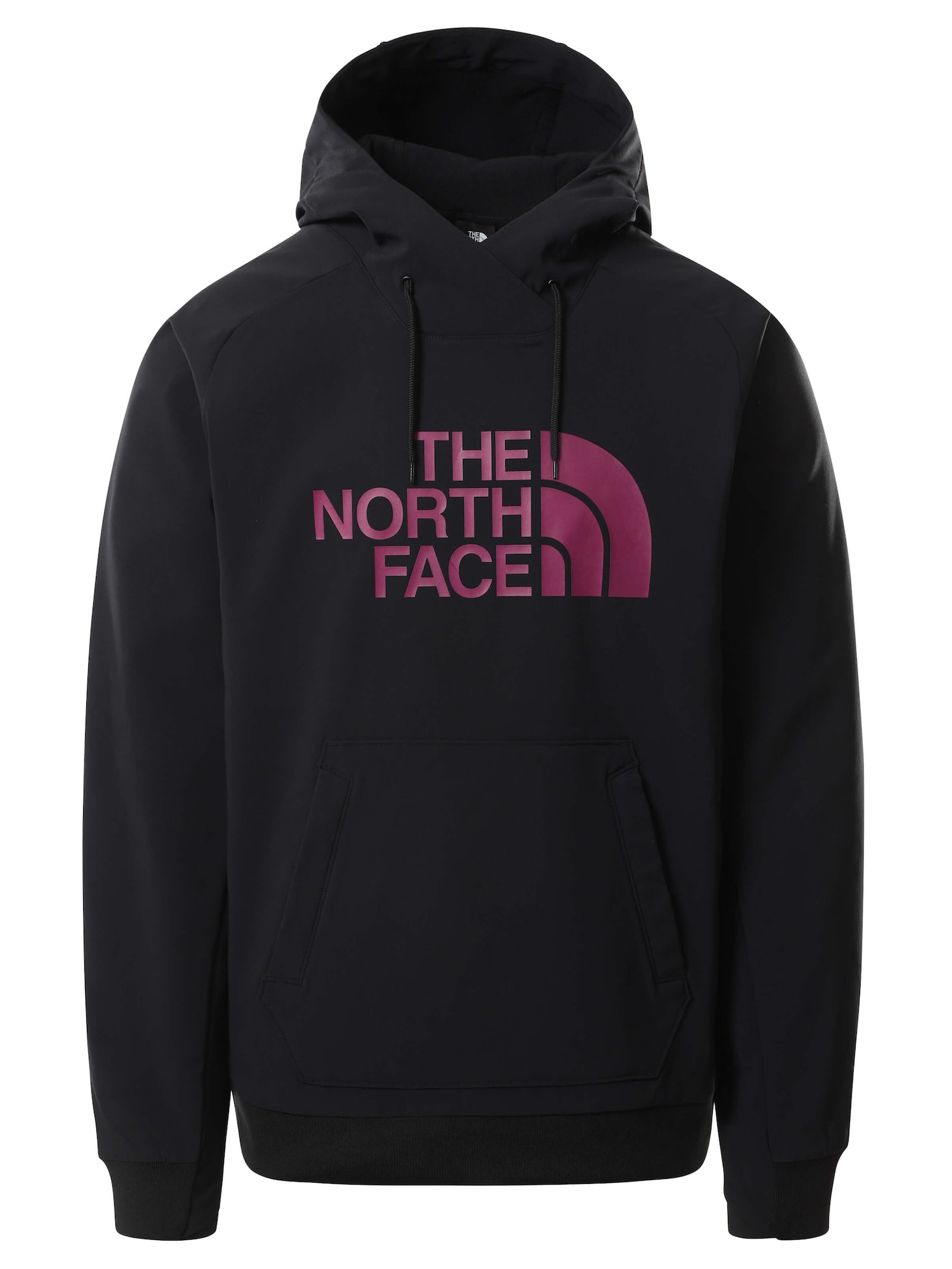 THE NORTH FACE Športna majica 'TEKNO'  rdeče vijolična / črna