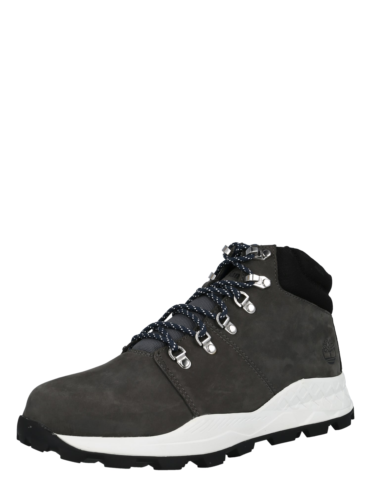 TIMBERLAND Gležnarji z vezalkami 'Brooklyn'  temno siva / črna