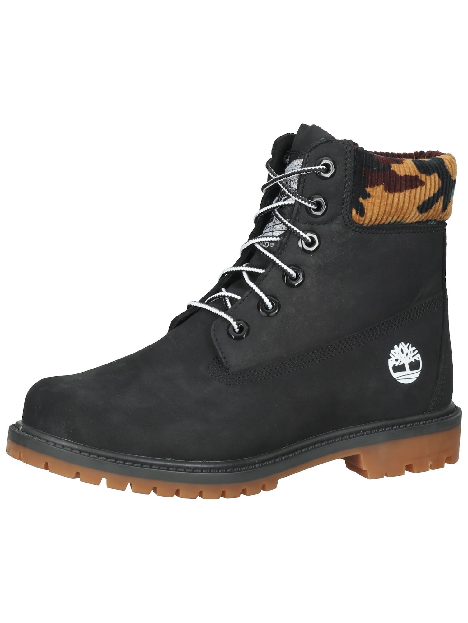 TIMBERLAND Gležnarji z vezalkami 'Heritage'  rjava / svetlo rjava / jelka / črna / bela