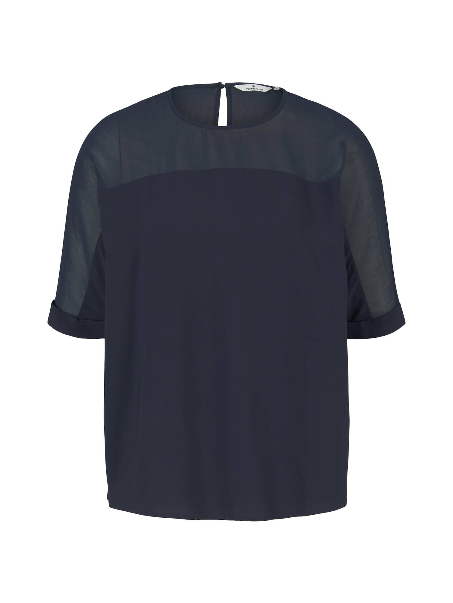 TOM TAILOR Bluza  temno modra