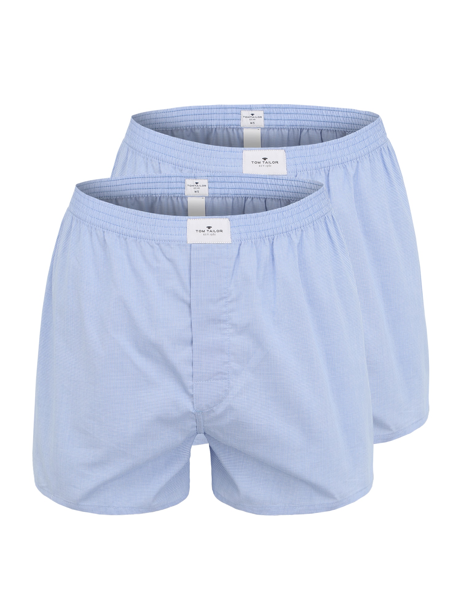 TOM TAILOR Boksarice  svetlo modra / temno modra / bela