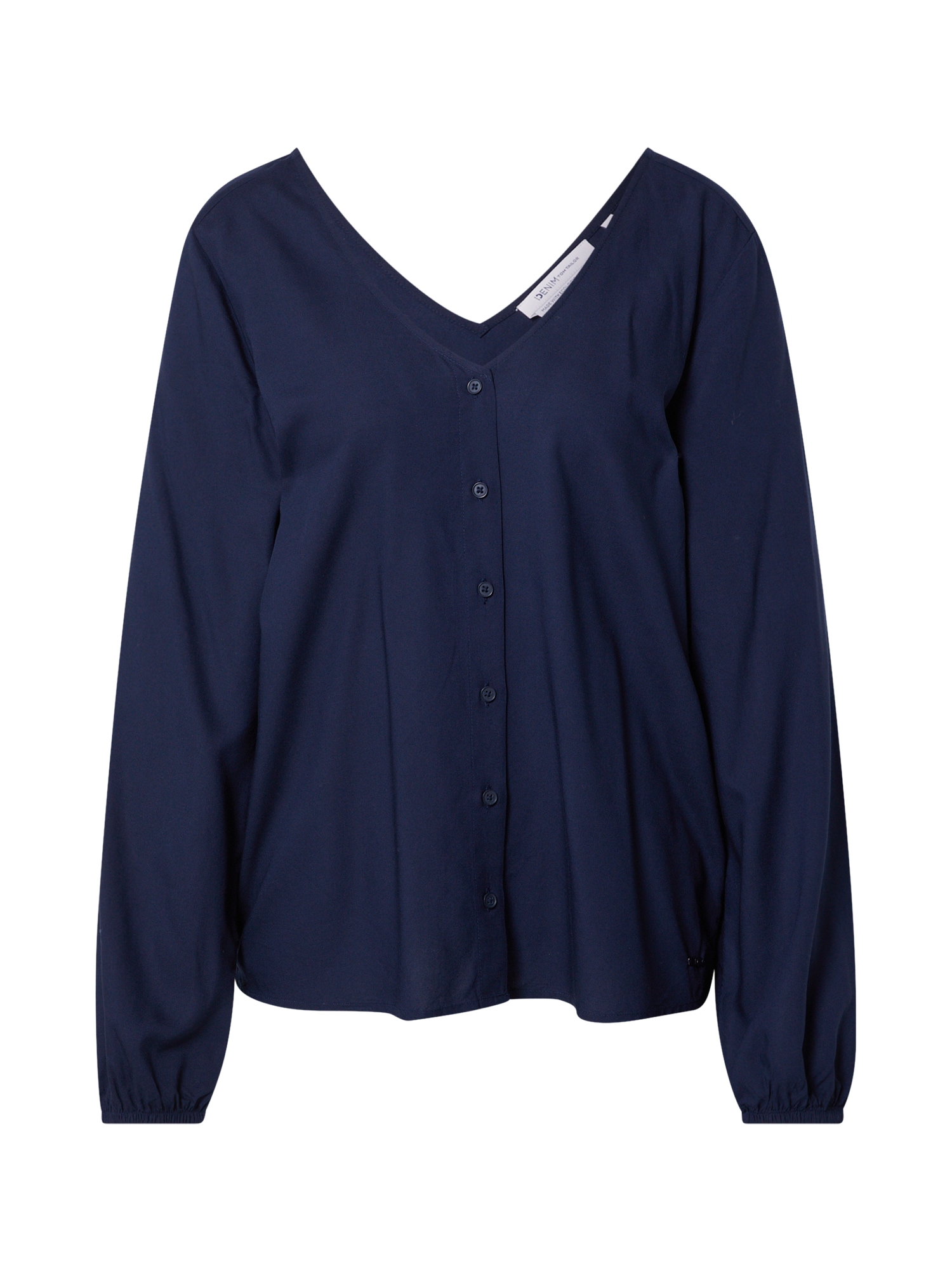TOM TAILOR DENIM Bluza  temno modra