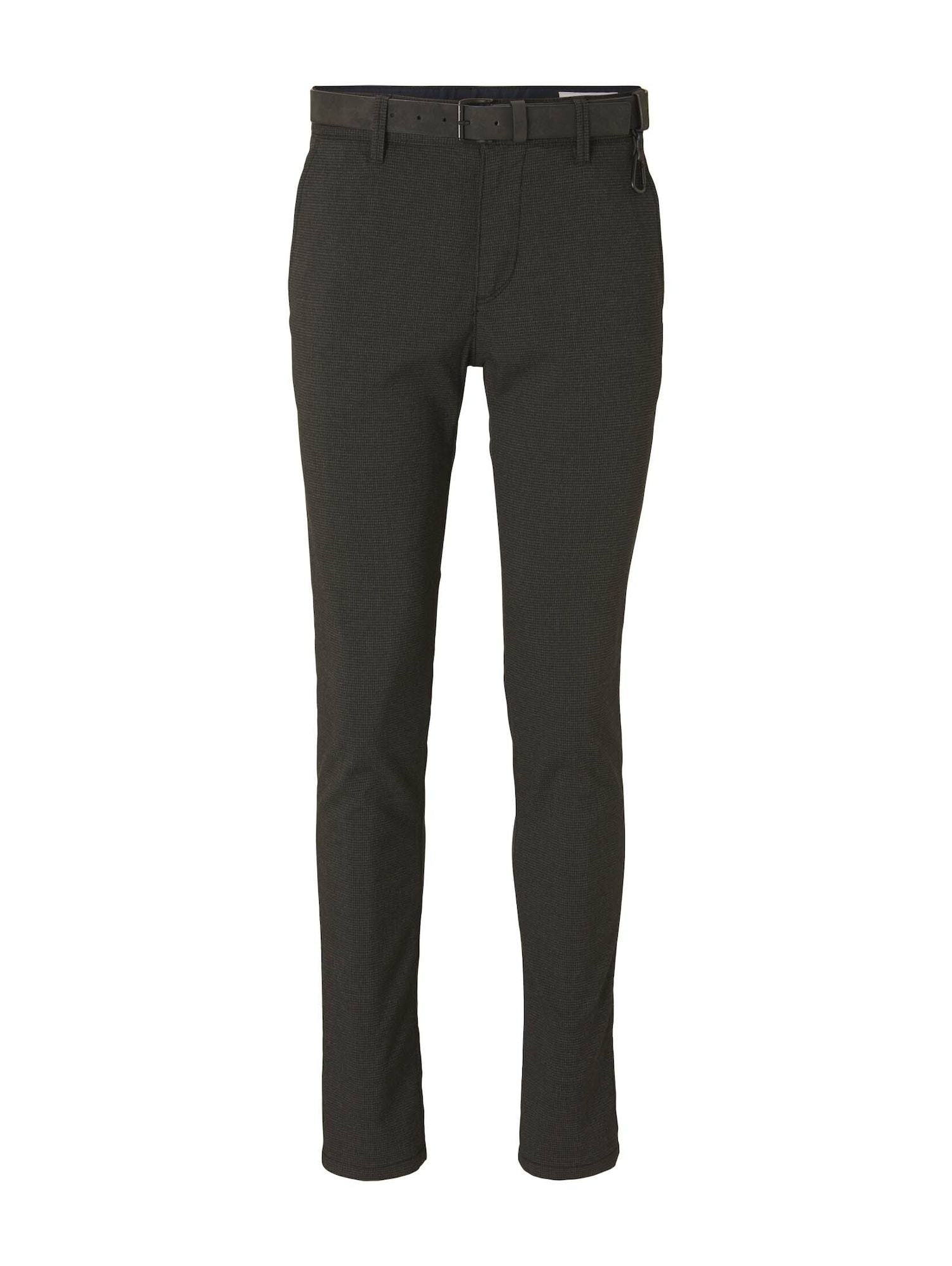 TOM TAILOR DENIM Chino hlače  črna