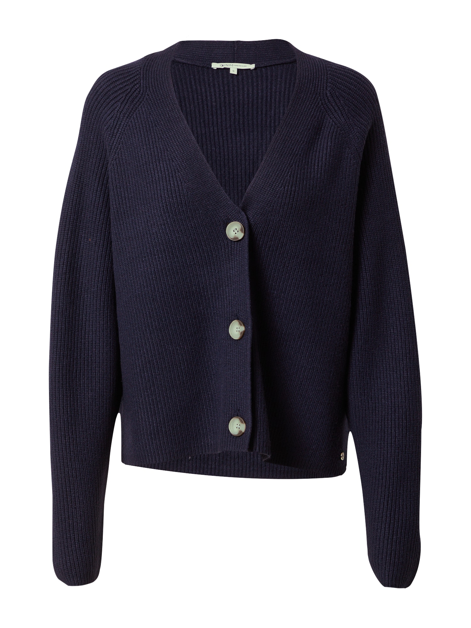 TOM TAILOR DENIM Pletena jopa  kobalt modra