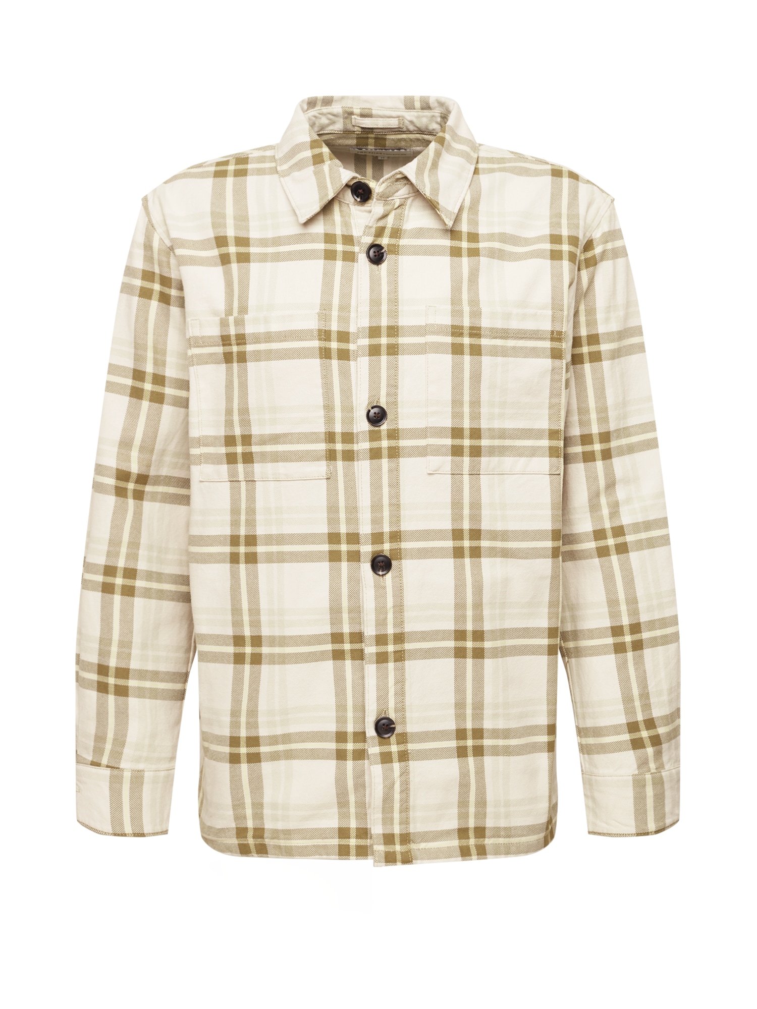 TOM TAILOR DENIM Srajca  kremna / oliva