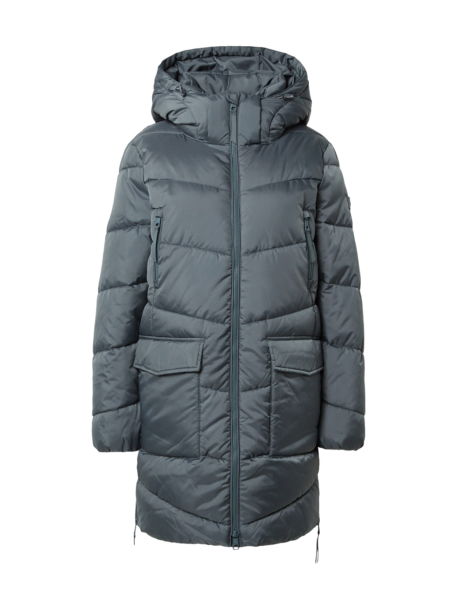 TOM TAILOR DENIM Zimski plašč  golobje modra