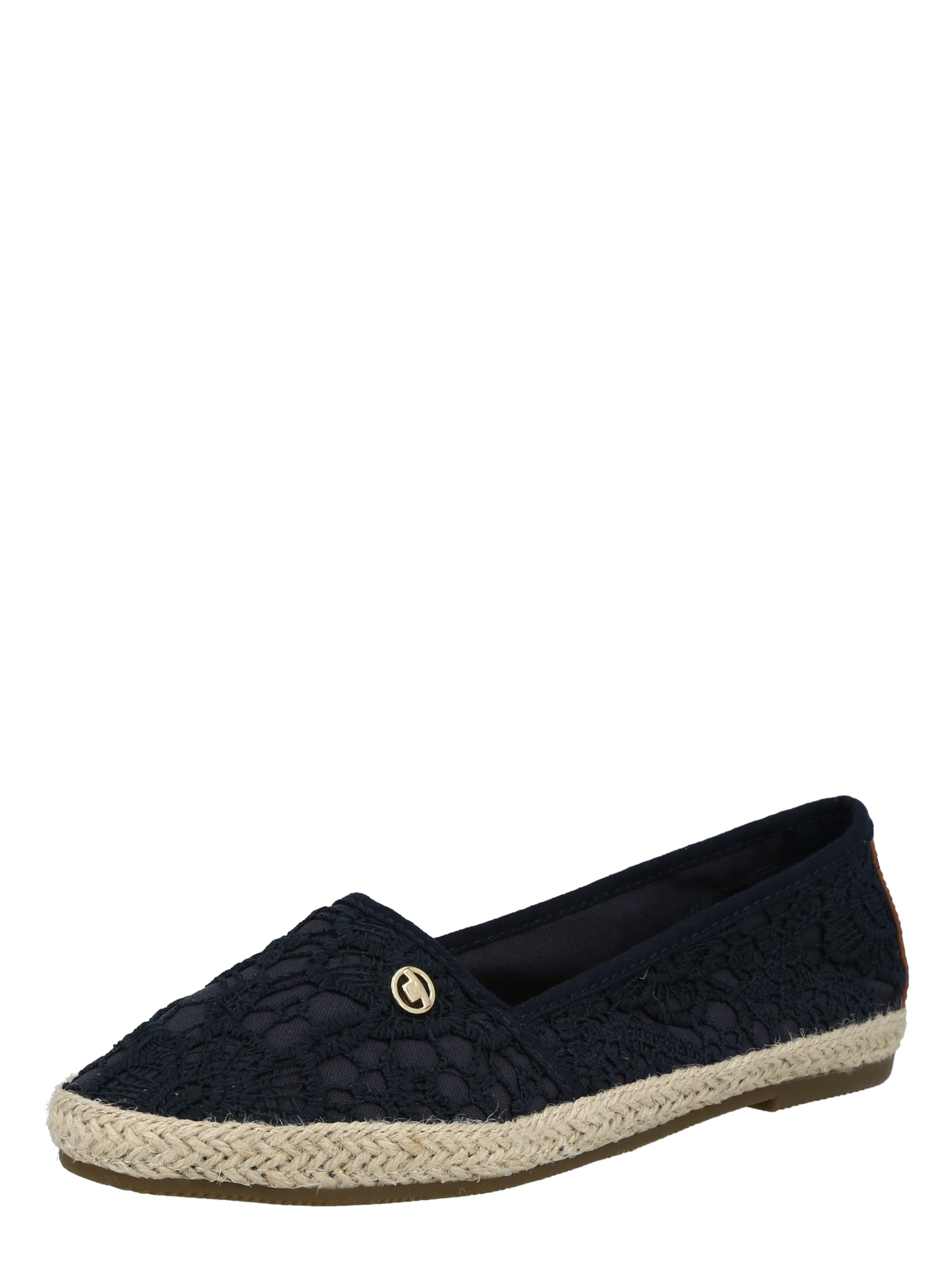 TOM TAILOR Espadrile  nočno modra
