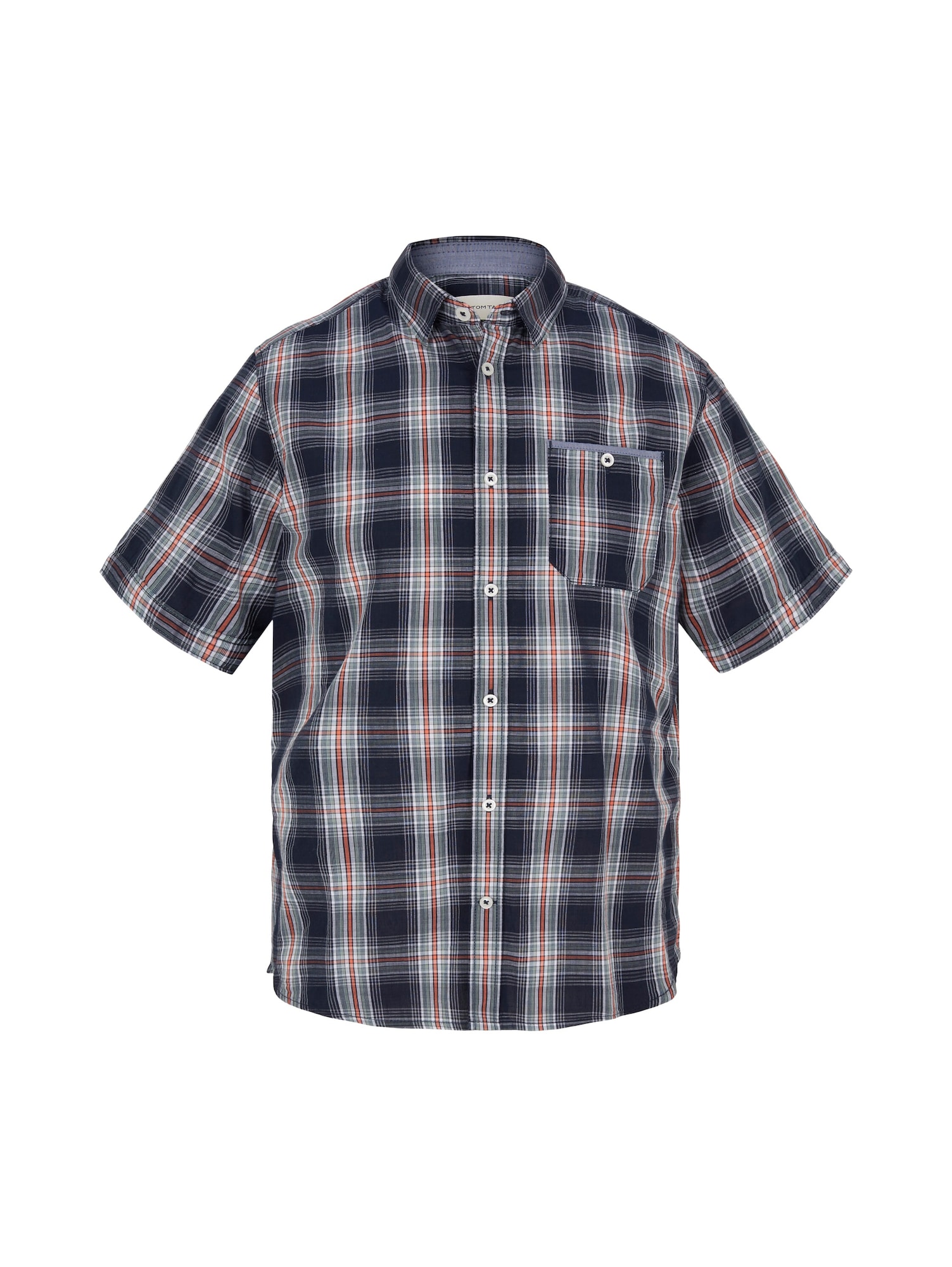 TOM TAILOR Srajca  marine / zelena / oranžna
