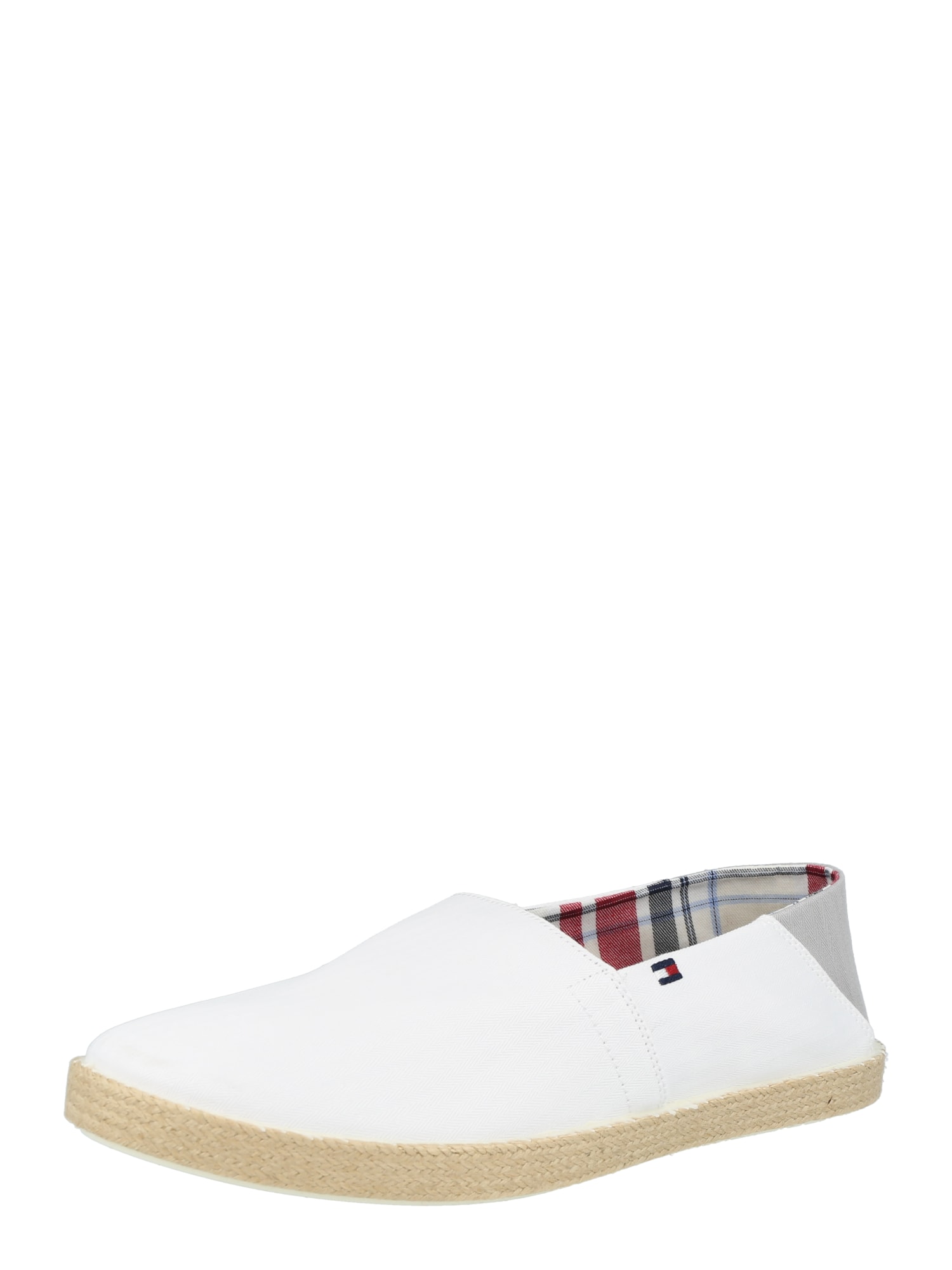 TOMMY HILFIGER Espadrile 'Easy Summer'  siva / bela