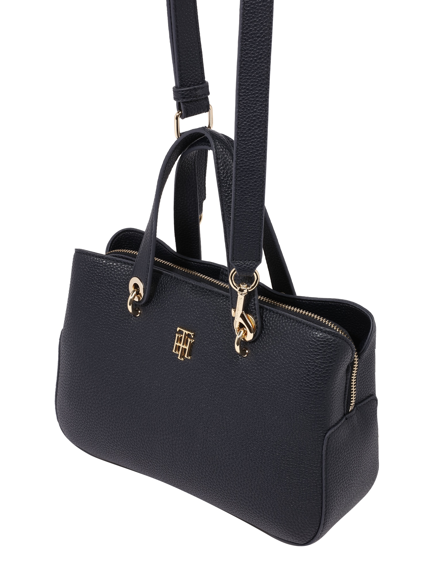 TOMMY HILFIGER Ročna torbica  marine / zlata