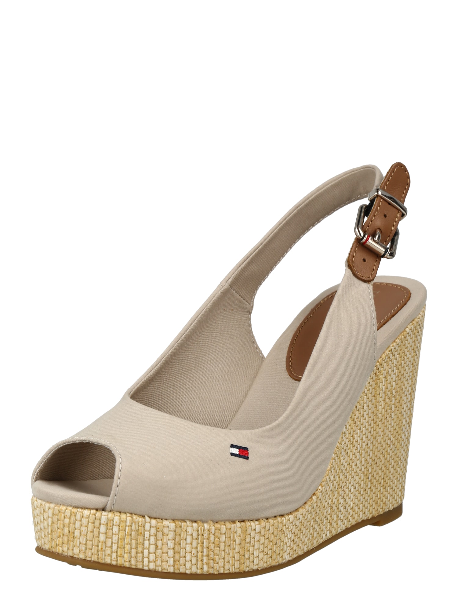 TOMMY HILFIGER Sandali 'Elena'  svetlo rjava / svetlo siva