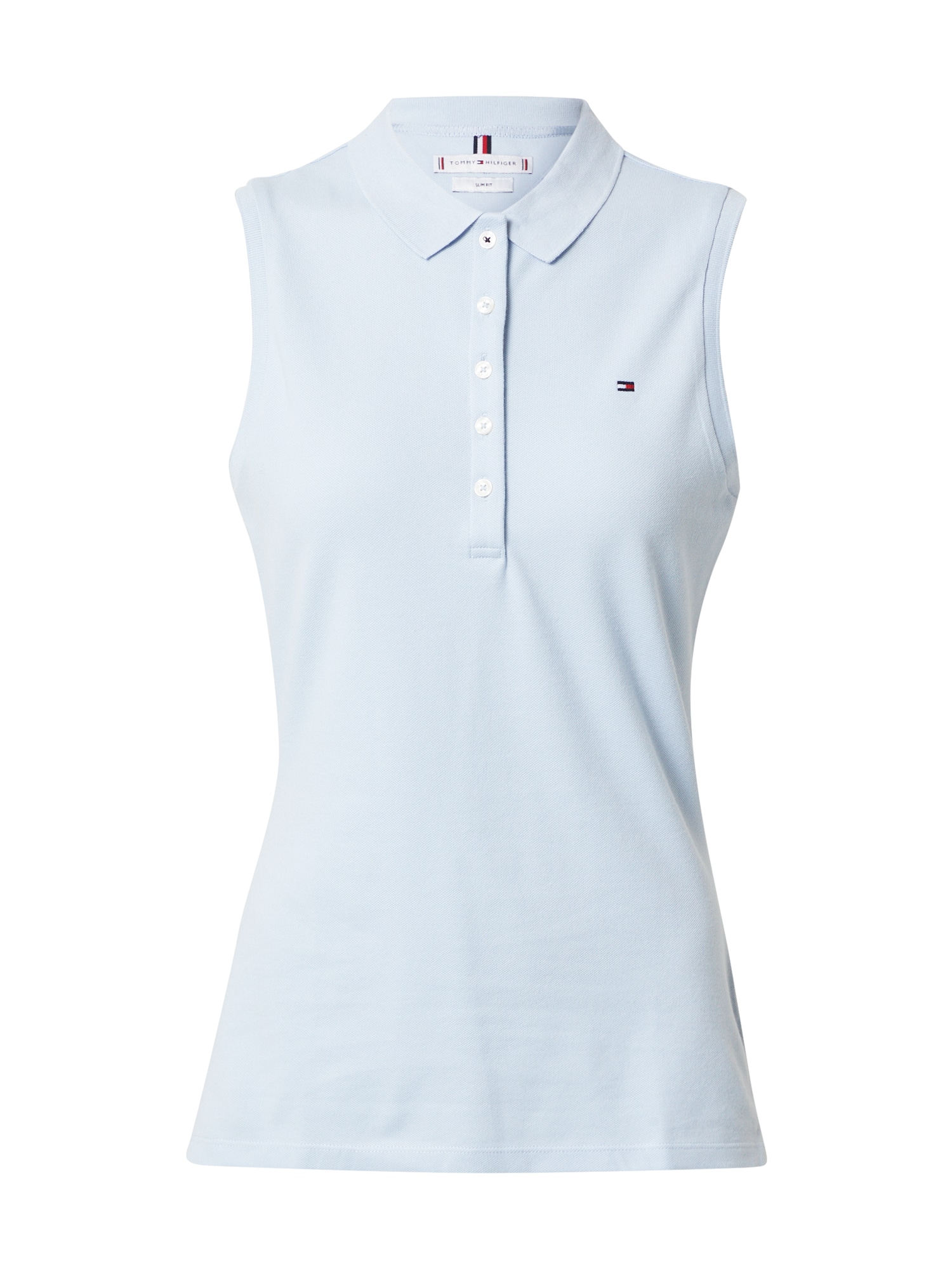 TOMMY HILFIGER Top  svetlo modra / temno modra / rdeča / bela