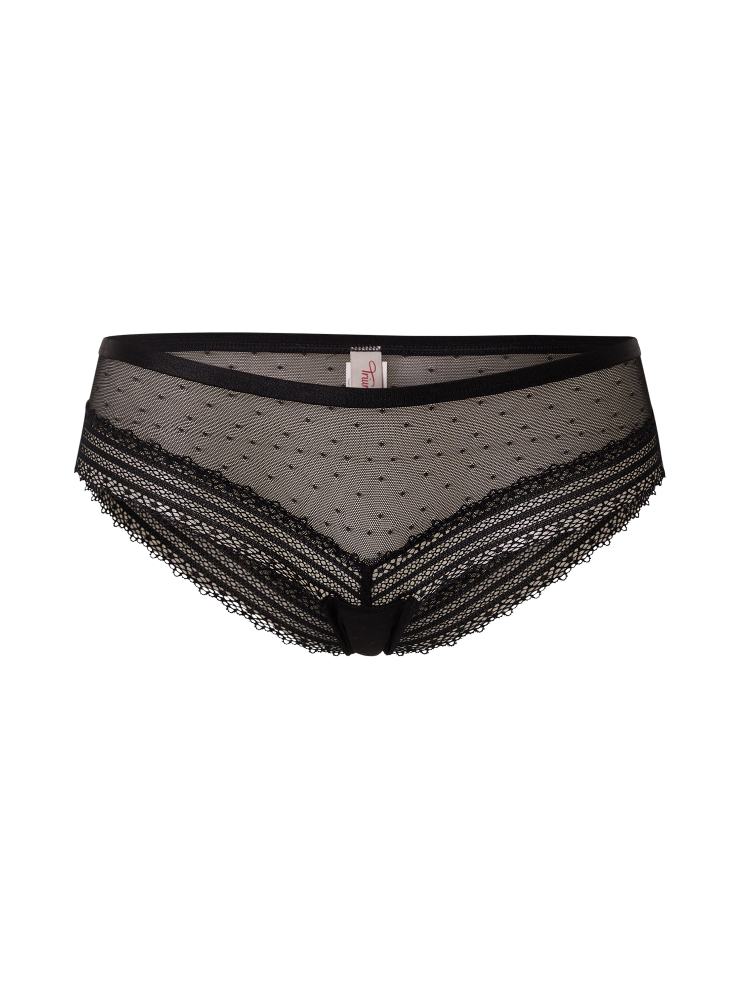 TRIUMPH Spodnje hlačke 'Tempting Tulle_01 Hipster'  črna