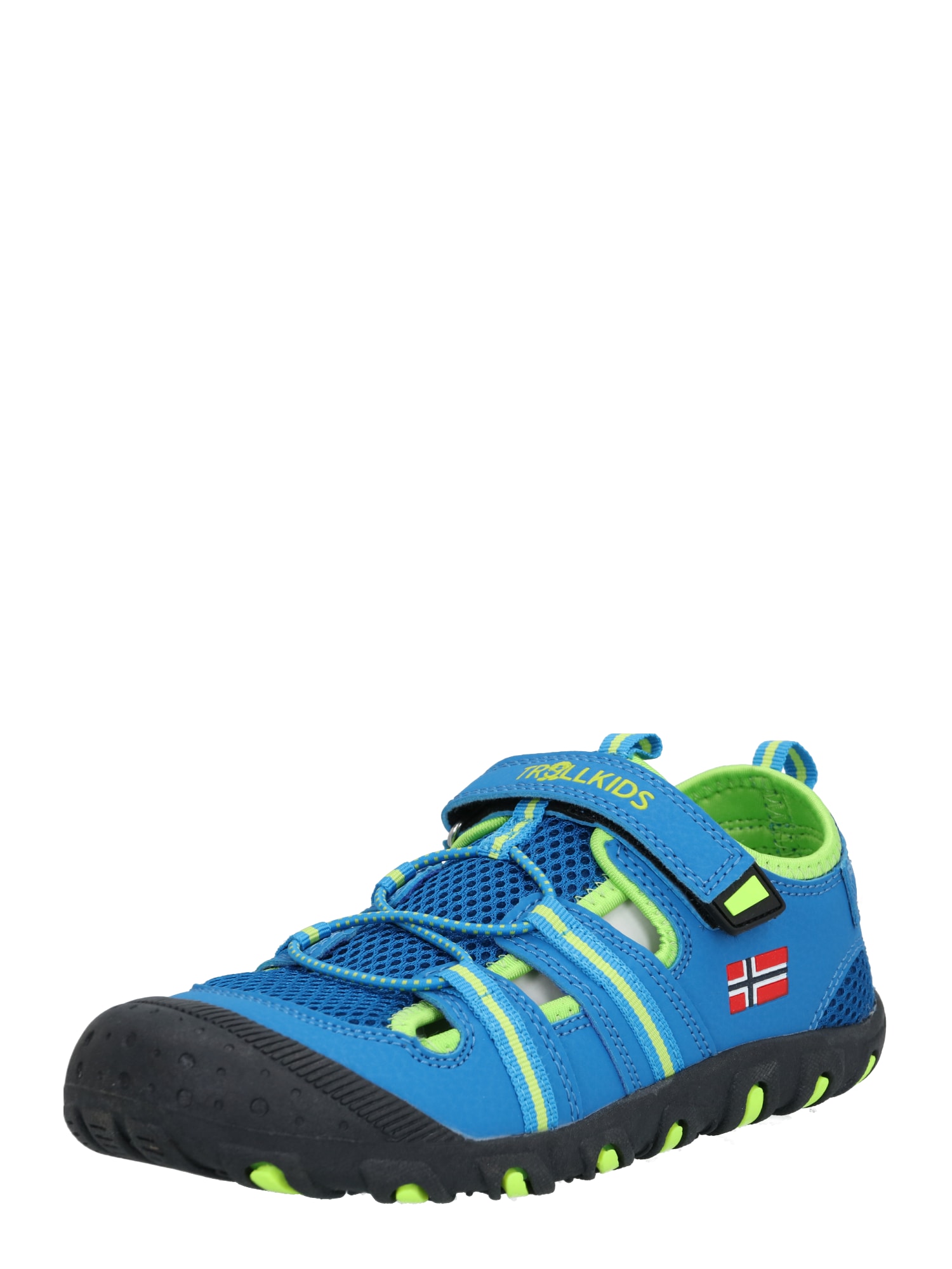 TROLLKIDS Sandali 'Sandefjord Sandal'  modra / limeta