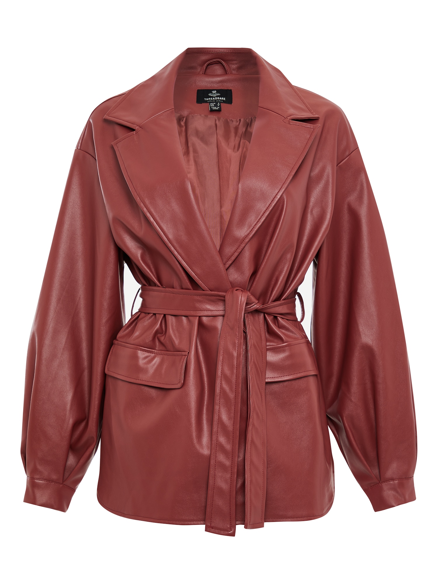 Threadbare Prehodna jakna 'Coralie'  burgund