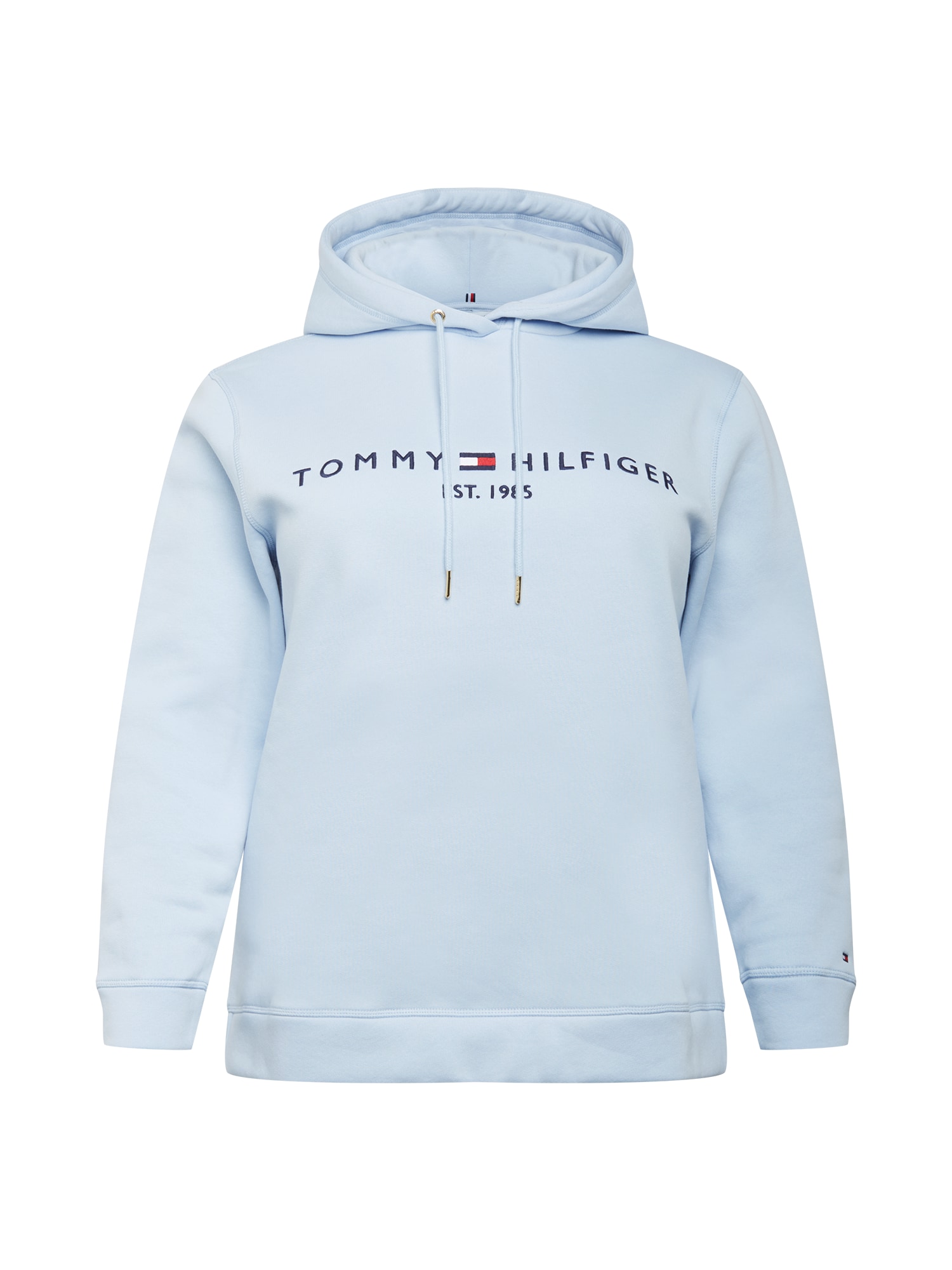 Tommy Hilfiger Curve Majica  marine / svetlo modra / rdeča / bela