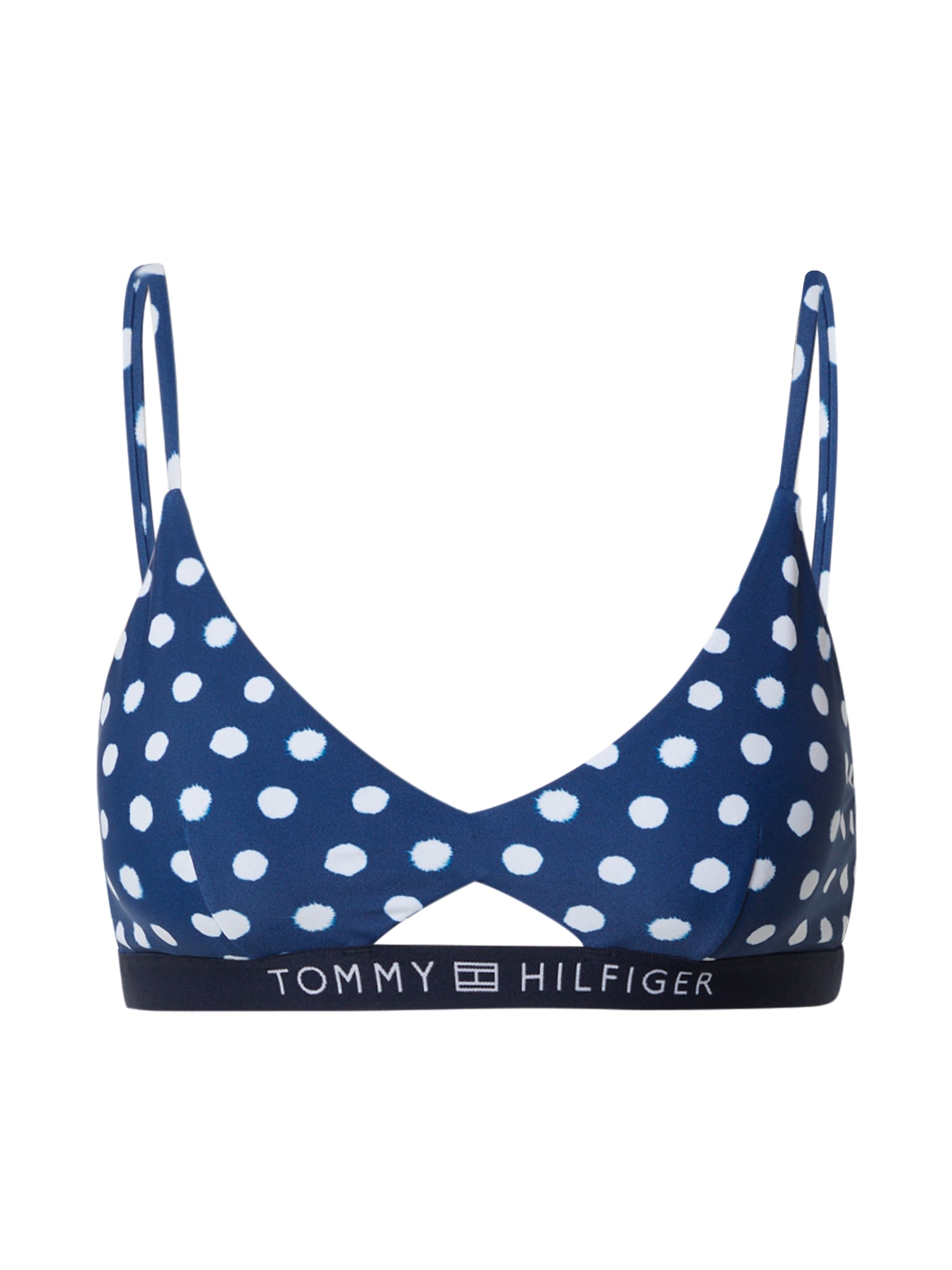Tommy Hilfiger Underwear Bikini zgornji del  nočno modra / nebeško modra / bela