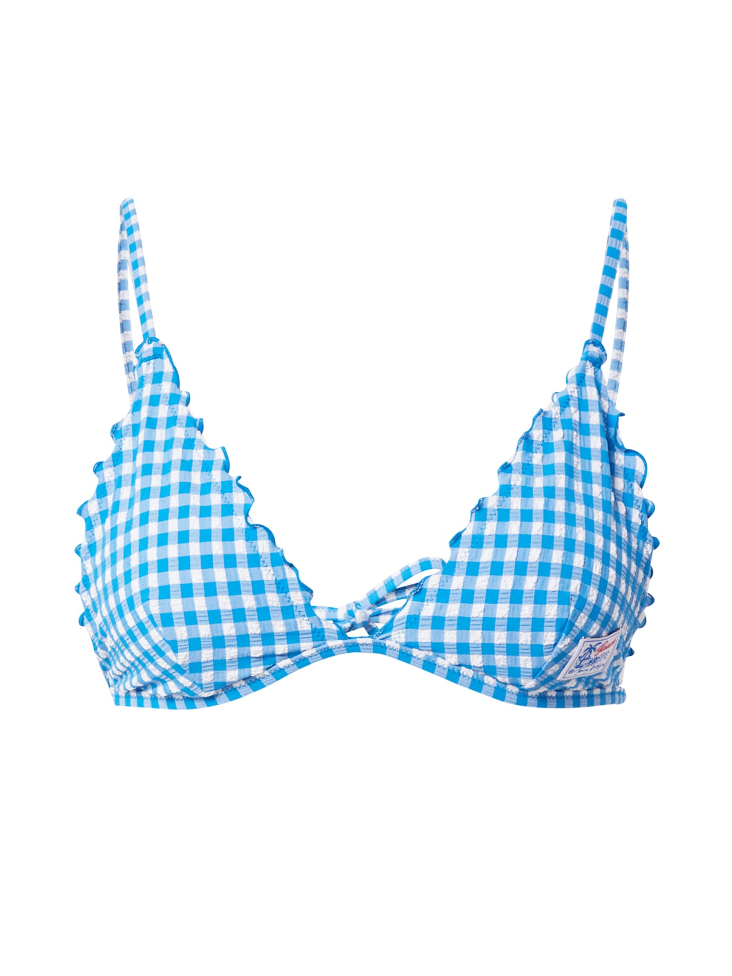 Tommy Hilfiger Underwear Bikini zgornji del  svetlo modra / bela