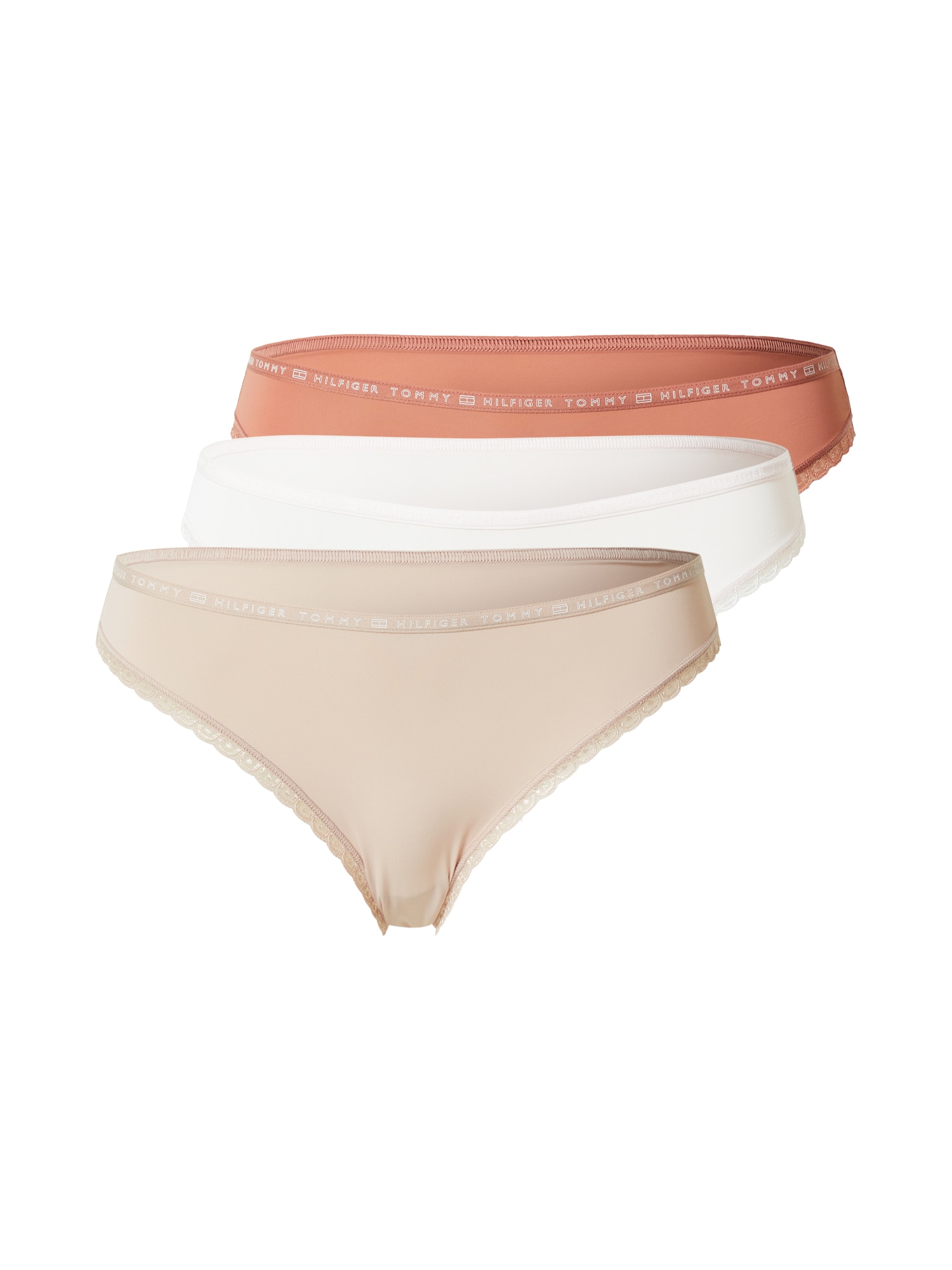 Tommy Hilfiger Underwear Spodnje hlačke  temno siva / vinsko rdeča / bela