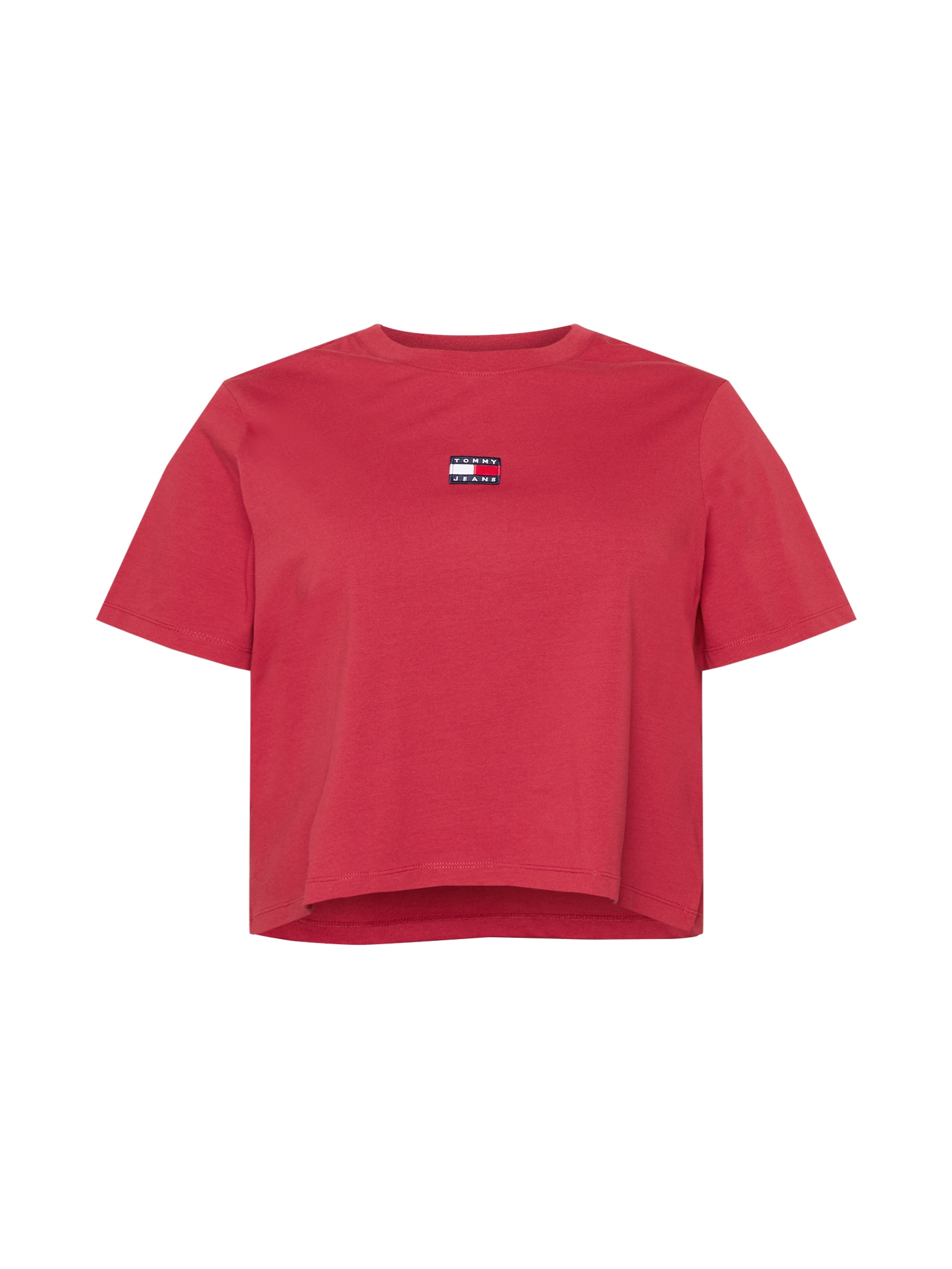 Tommy Jeans Curve Majica  mornarska / rdeča / bela