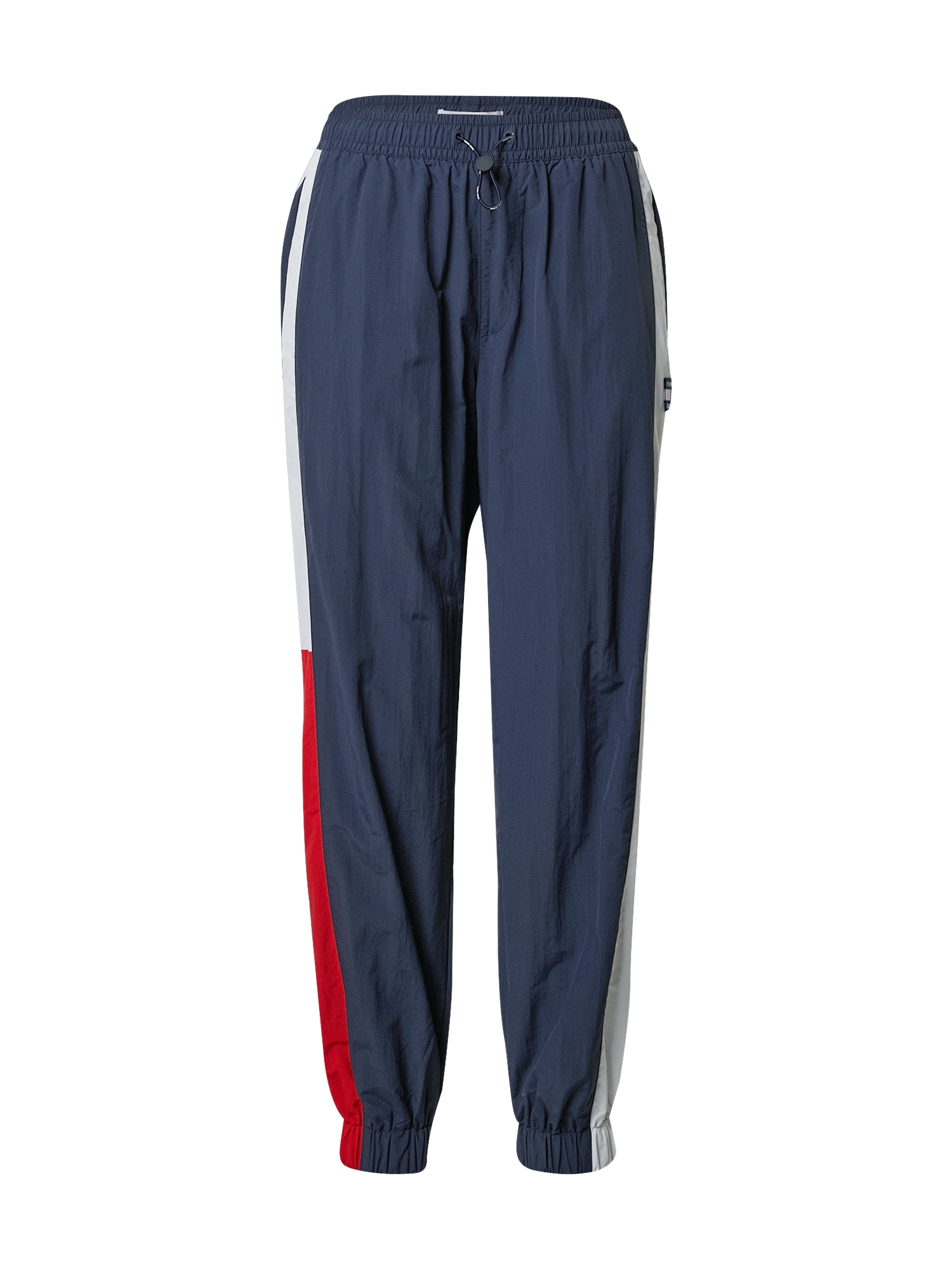 Tommy Jeans Hlače  mornarska / rdeča / bela
