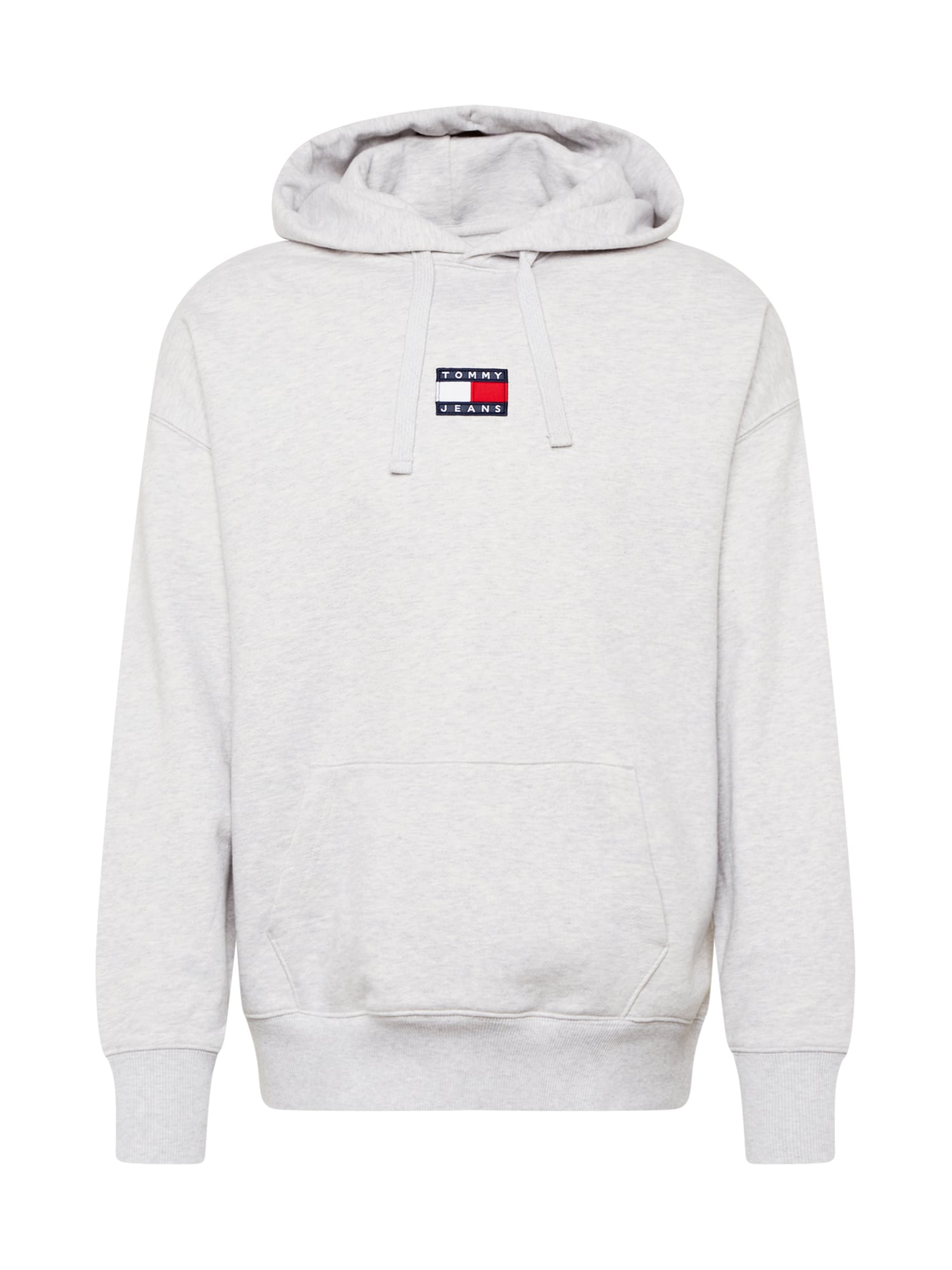Tommy Jeans Majica  marine / svetlo siva / rdeča / bela