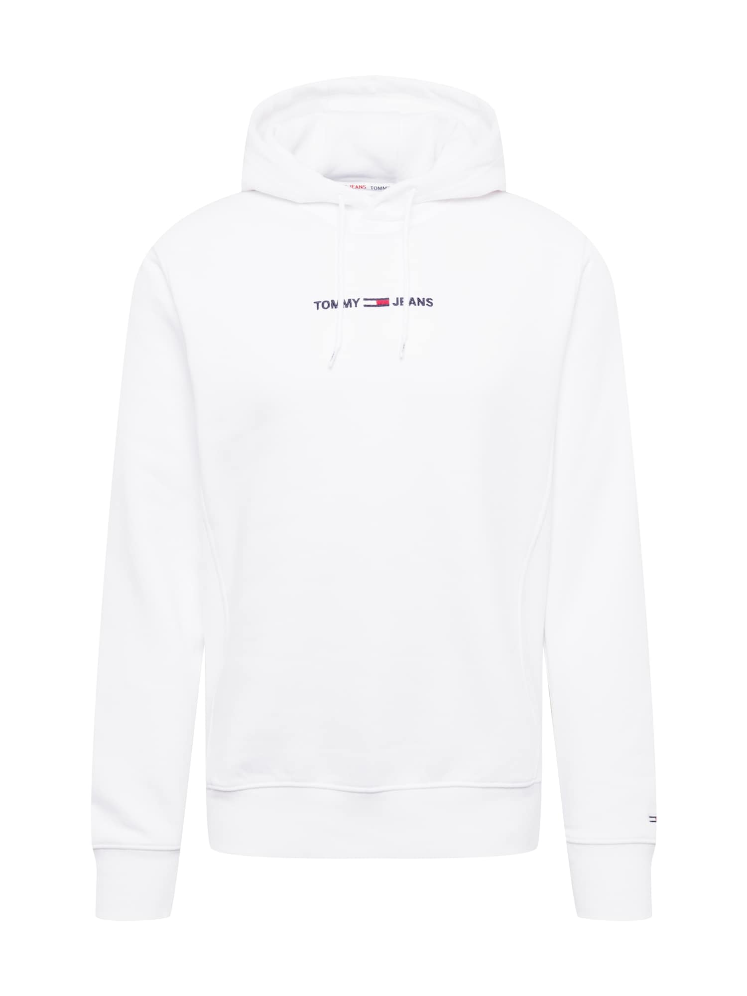 Tommy Jeans Majica  mornarska / ognjeno rdeča / bela