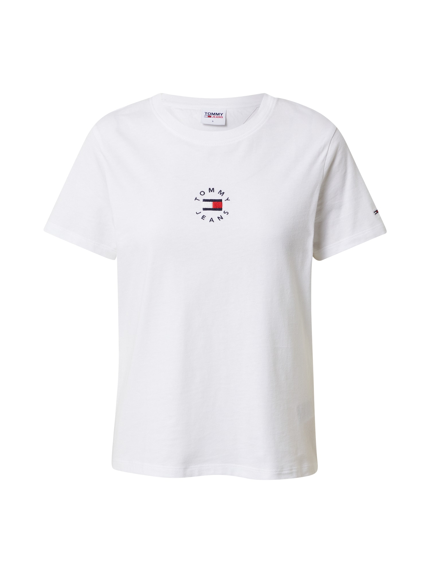 Tommy Jeans Majica  mornarska / rdeča / bela