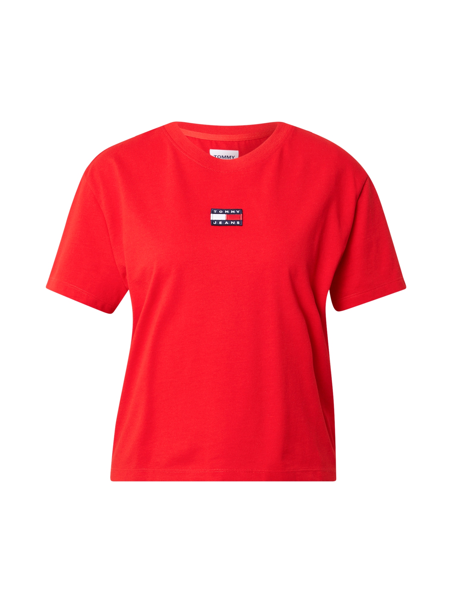 Tommy Jeans Majica  mornarska / rdeča / bela