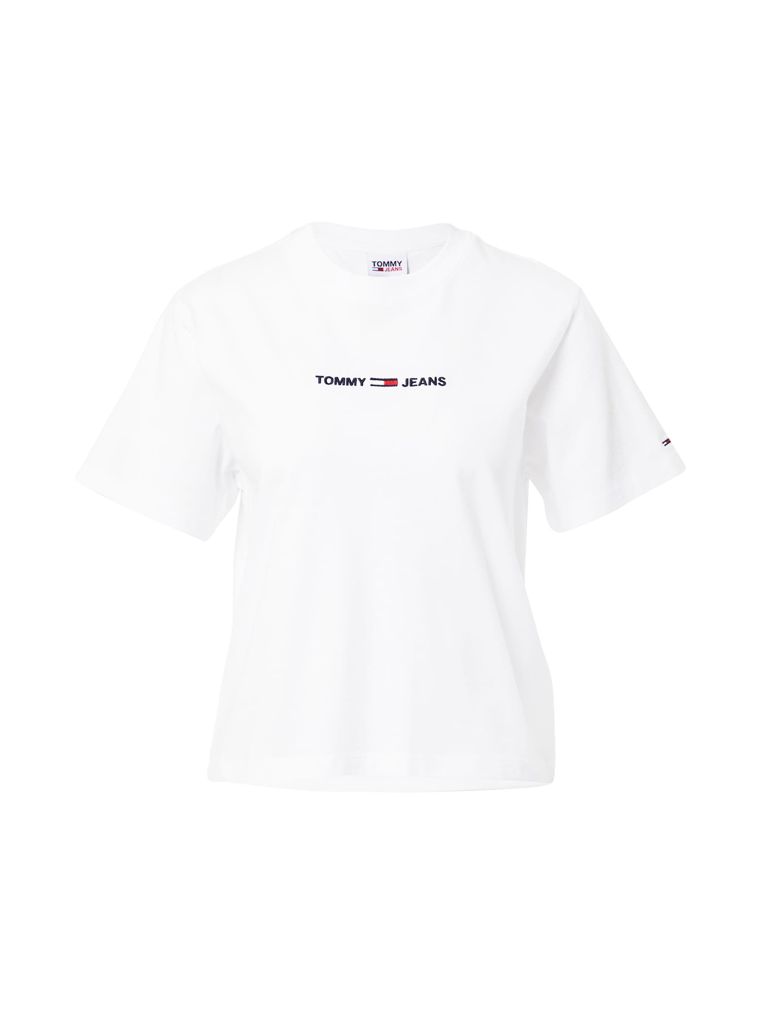 Tommy Jeans Majica  mornarska / rdeča / bela