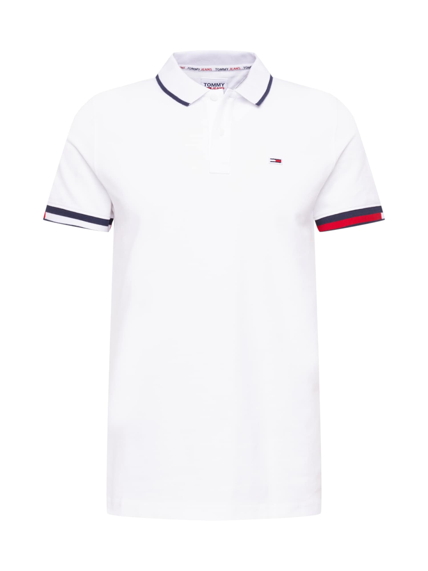 Tommy Jeans Majica  nočno modra / rdeča / bela