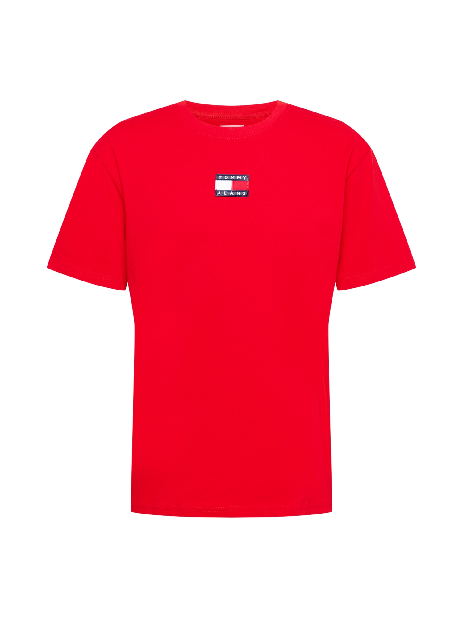 Tommy Jeans Majica  temno modra / rdeča / bela