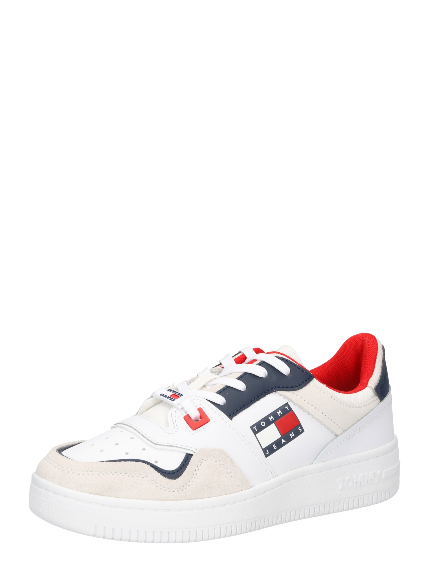 Tommy Jeans Nizke superge 'DECON'  bež / modra / rdeča / bela