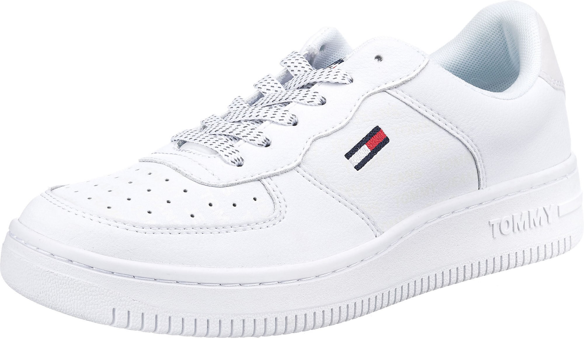 Tommy Jeans Nizke superge  mornarska / rdeča / bela
