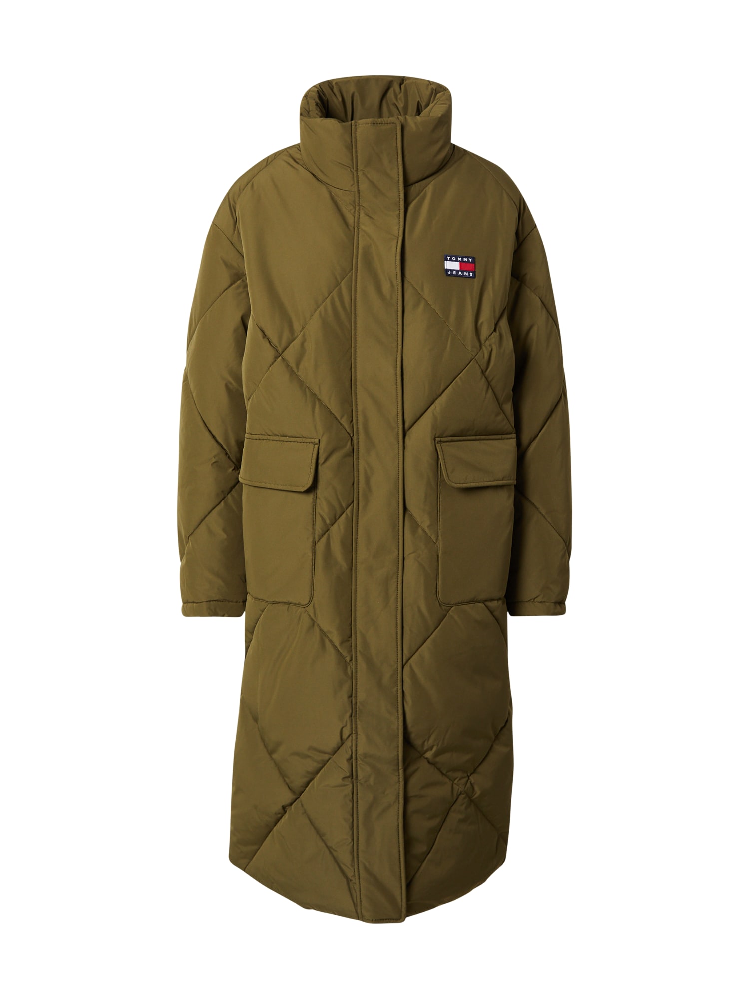 Tommy Jeans Zimski plašč  oliva