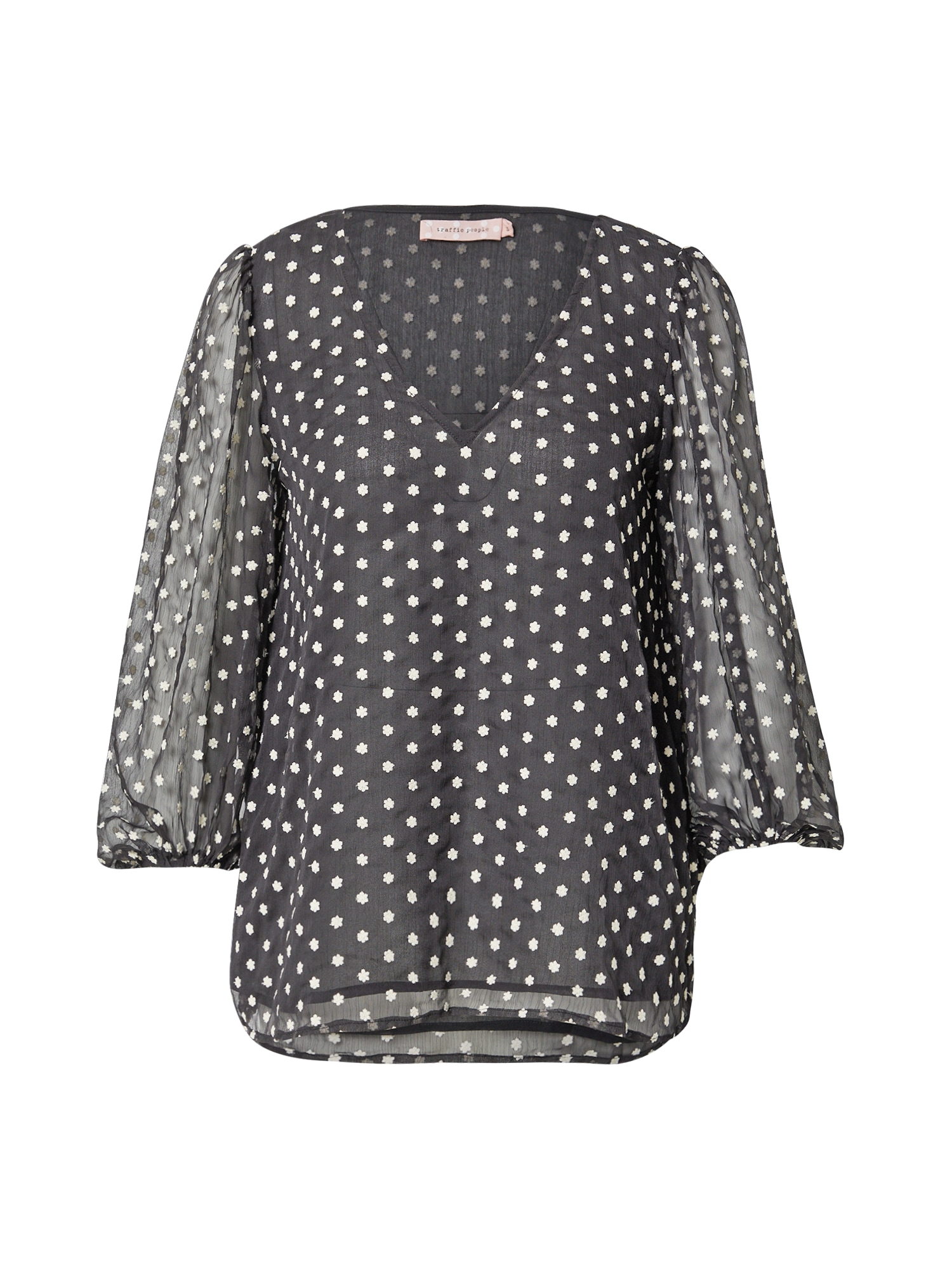 Traffic People Bluza 'Mollie'  črna / bela