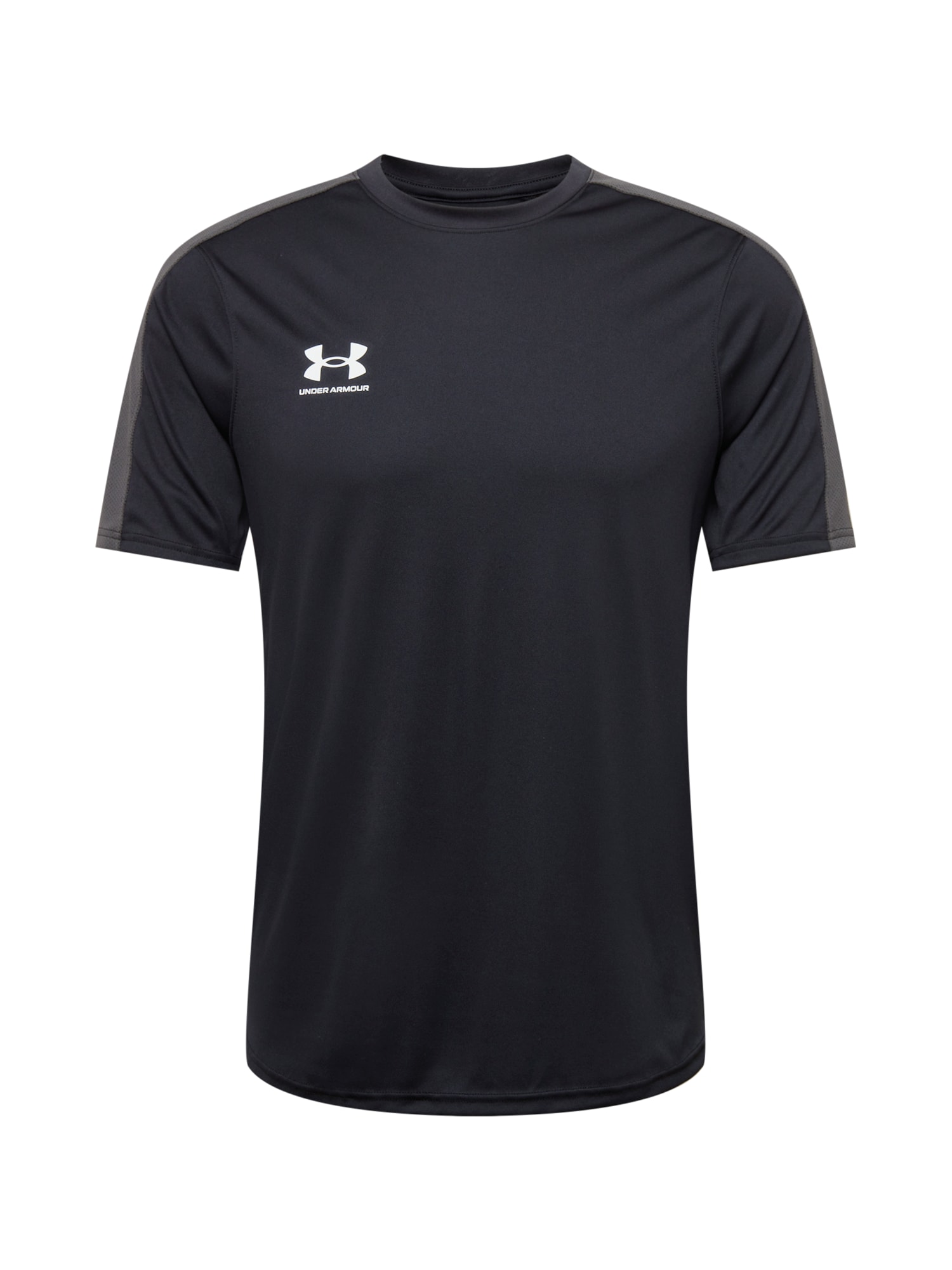 UNDER ARMOUR Funkcionalna majica 'Challenger'  siva / črna / bela