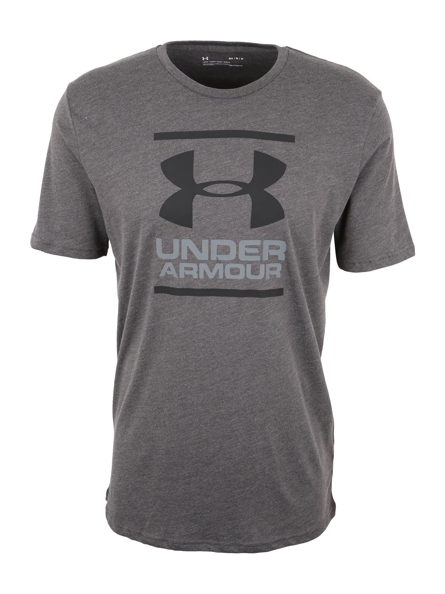 UNDER ARMOUR Funkcionalna majica 'Foundation'  siva