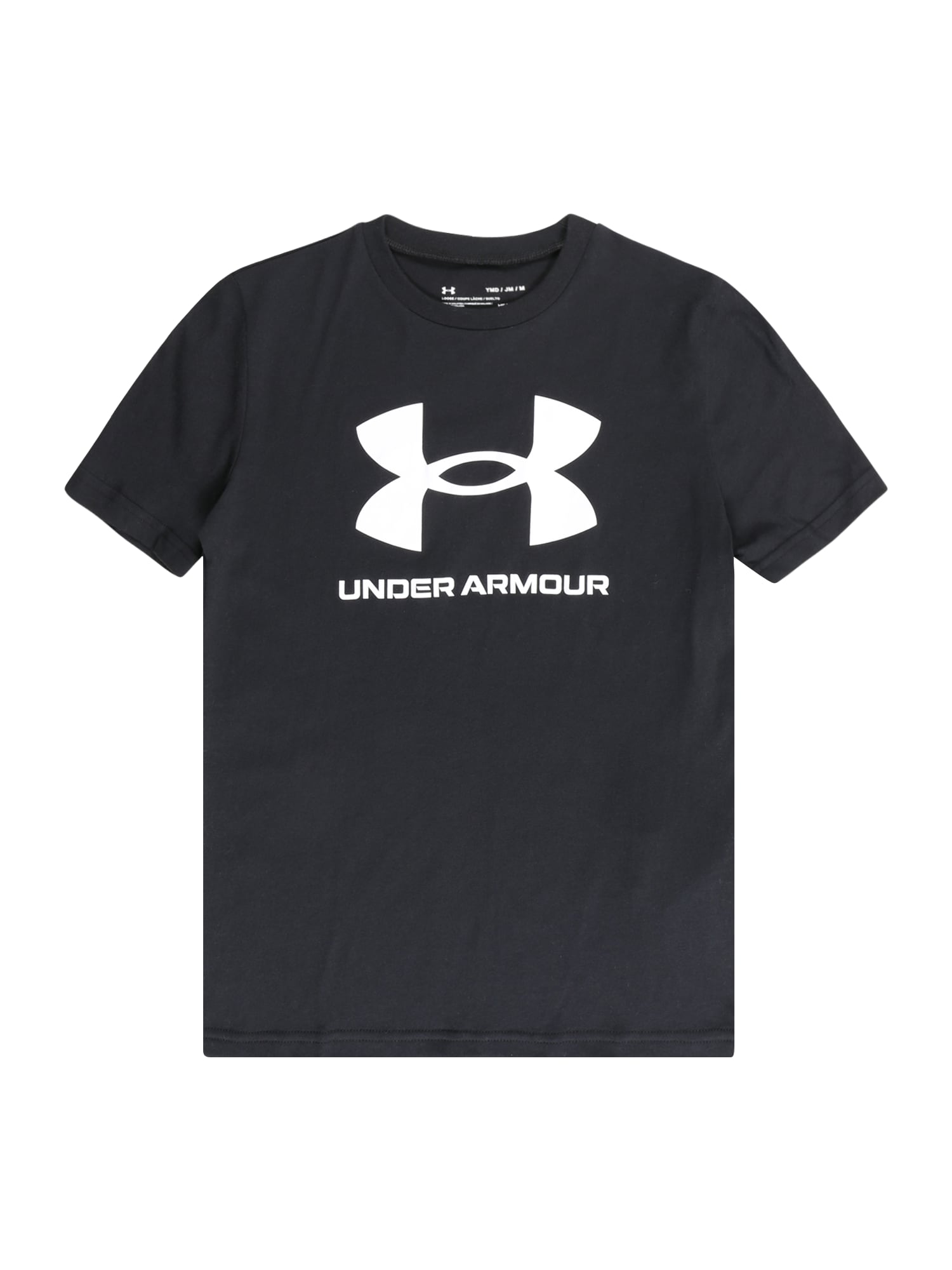 UNDER ARMOUR Funkcionalna majica  črna / bela
