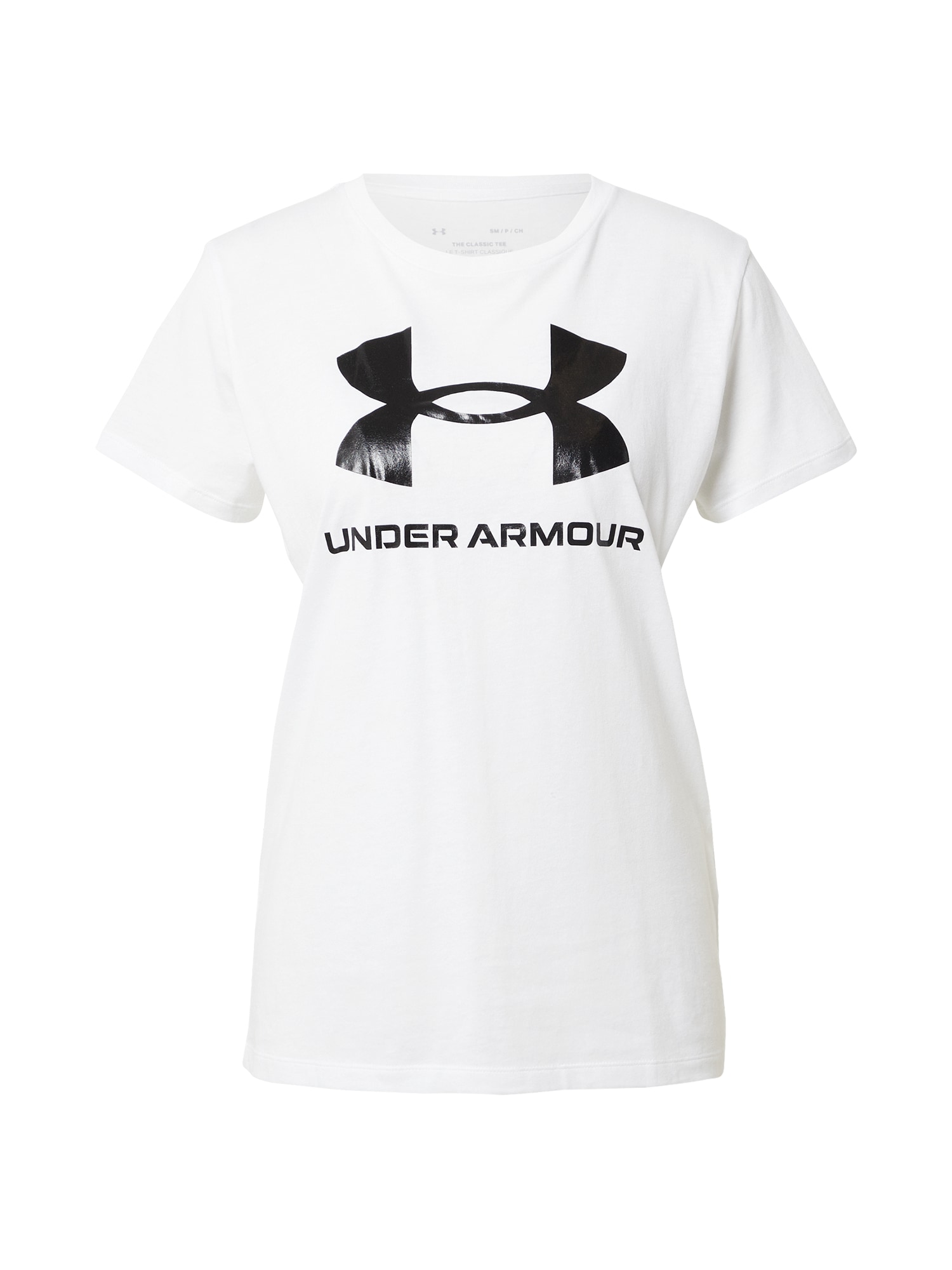 UNDER ARMOUR Funkcionalna majica  črna / bela