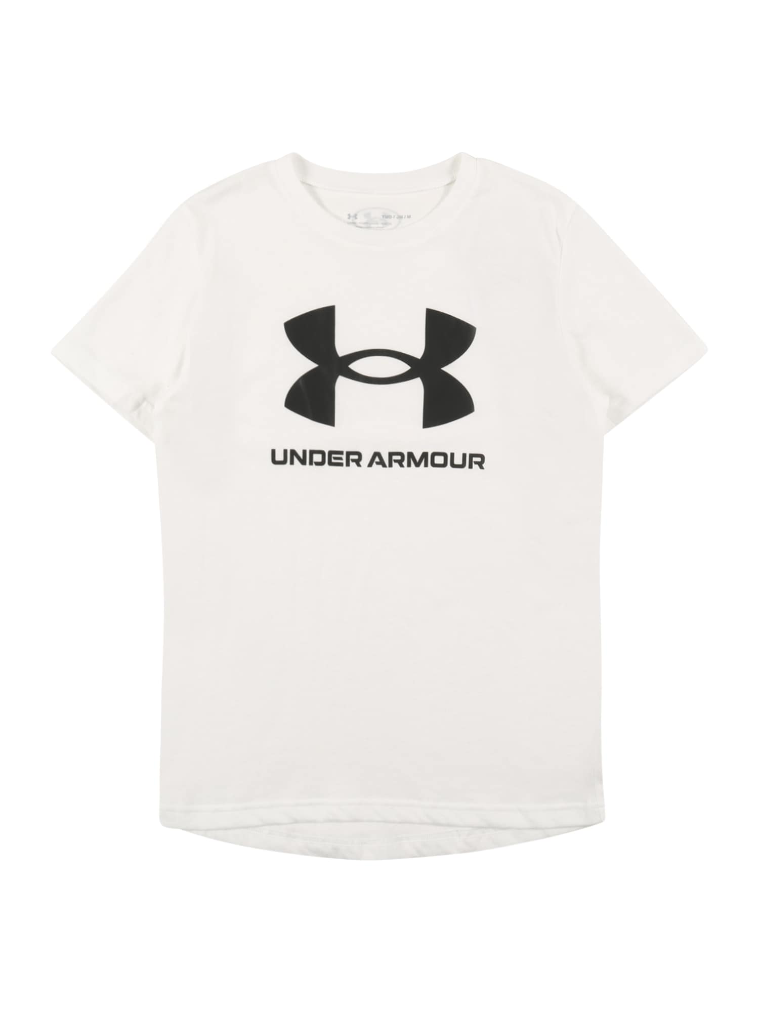 UNDER ARMOUR Funkcionalna majica  črna / bela