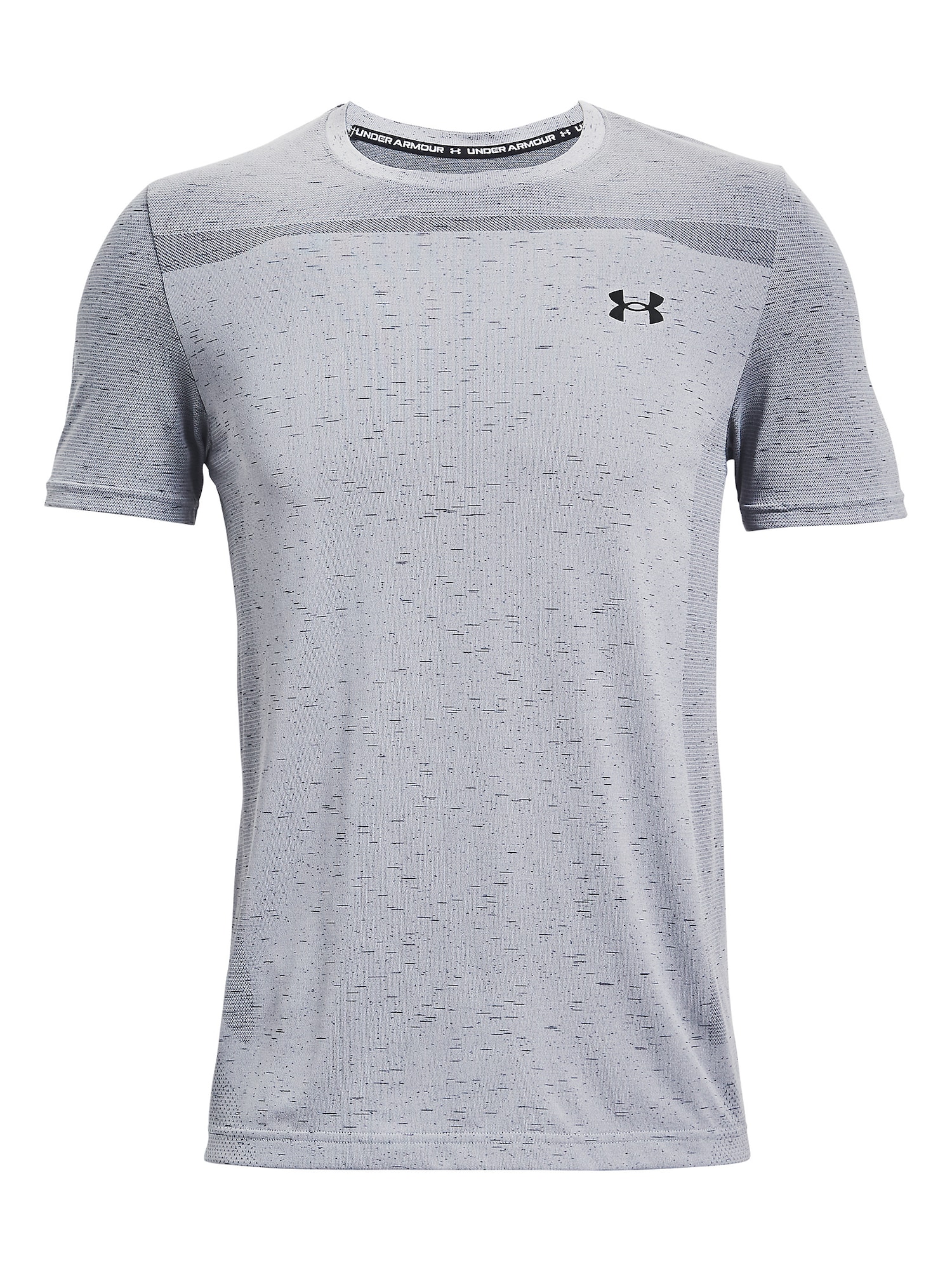UNDER ARMOUR Funkcionalna majica  pegasto siva / črna