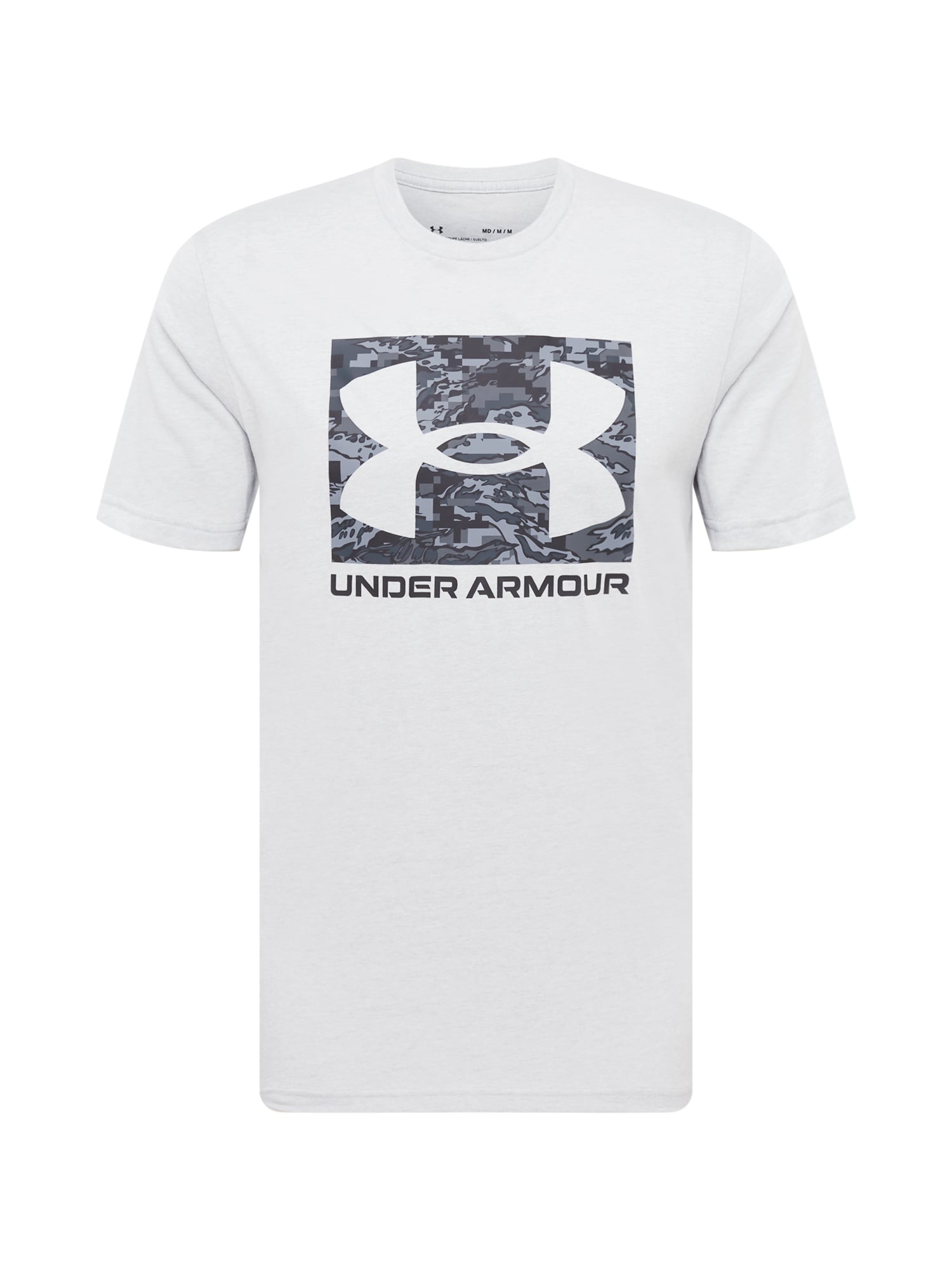 UNDER ARMOUR Funkcionalna majica  pegasto siva / črna