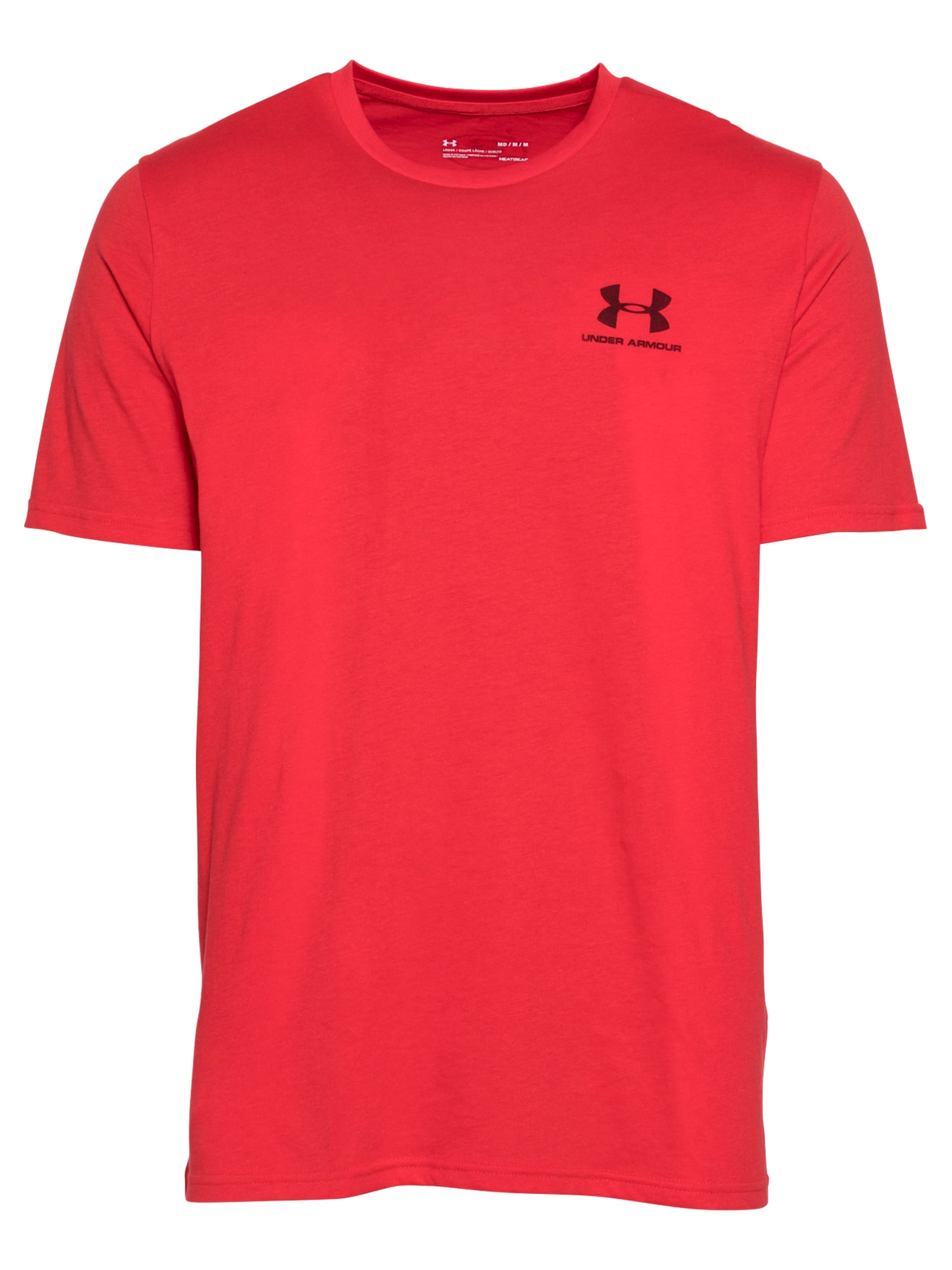 UNDER ARMOUR Funkcionalna majica  rdeča / črna