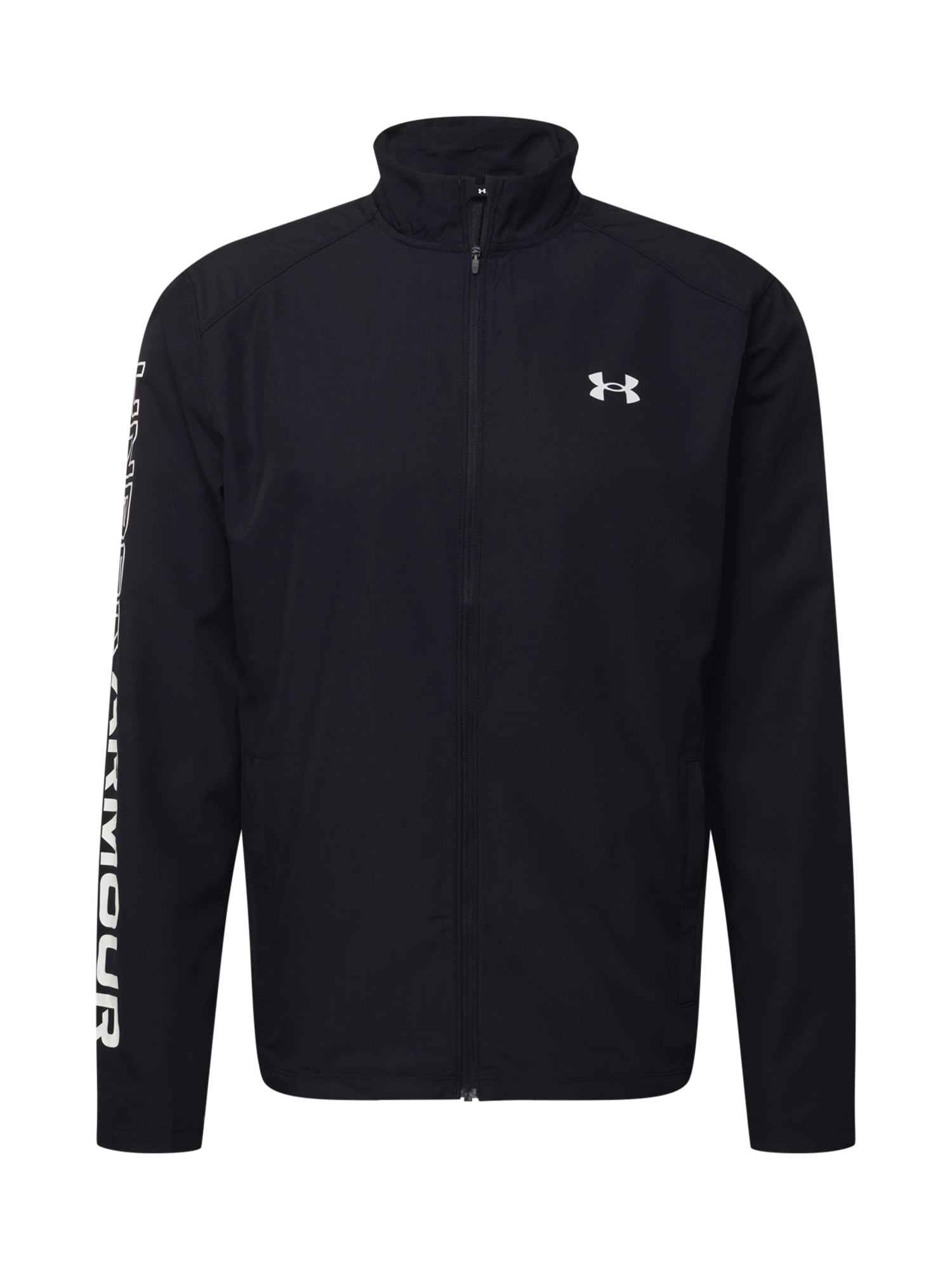 UNDER ARMOUR Športna jakna  črna / bela