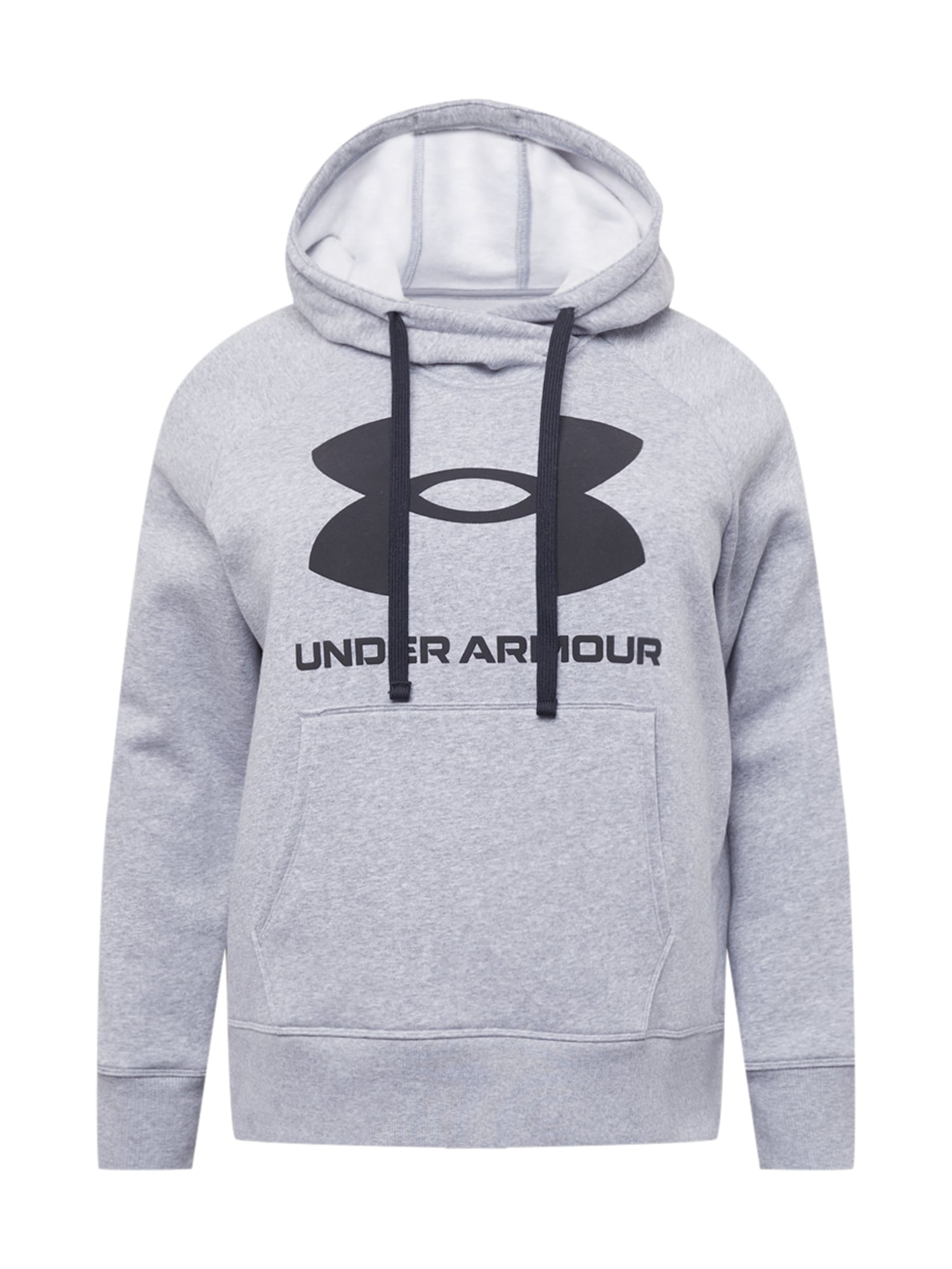 UNDER ARMOUR Športna majica 'Rival'  siva / črna