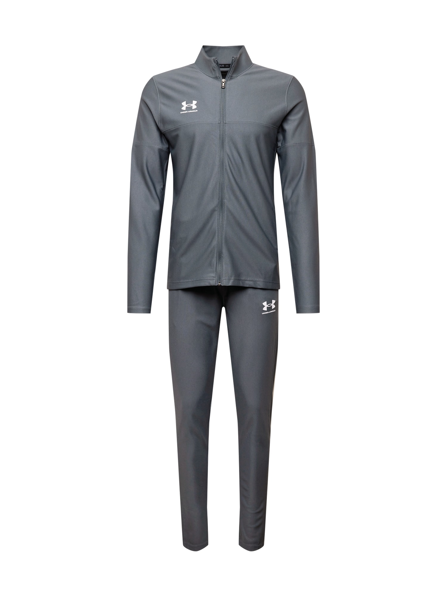 UNDER ARMOUR Športna obleka 'CHALLENGER'  siva / bela